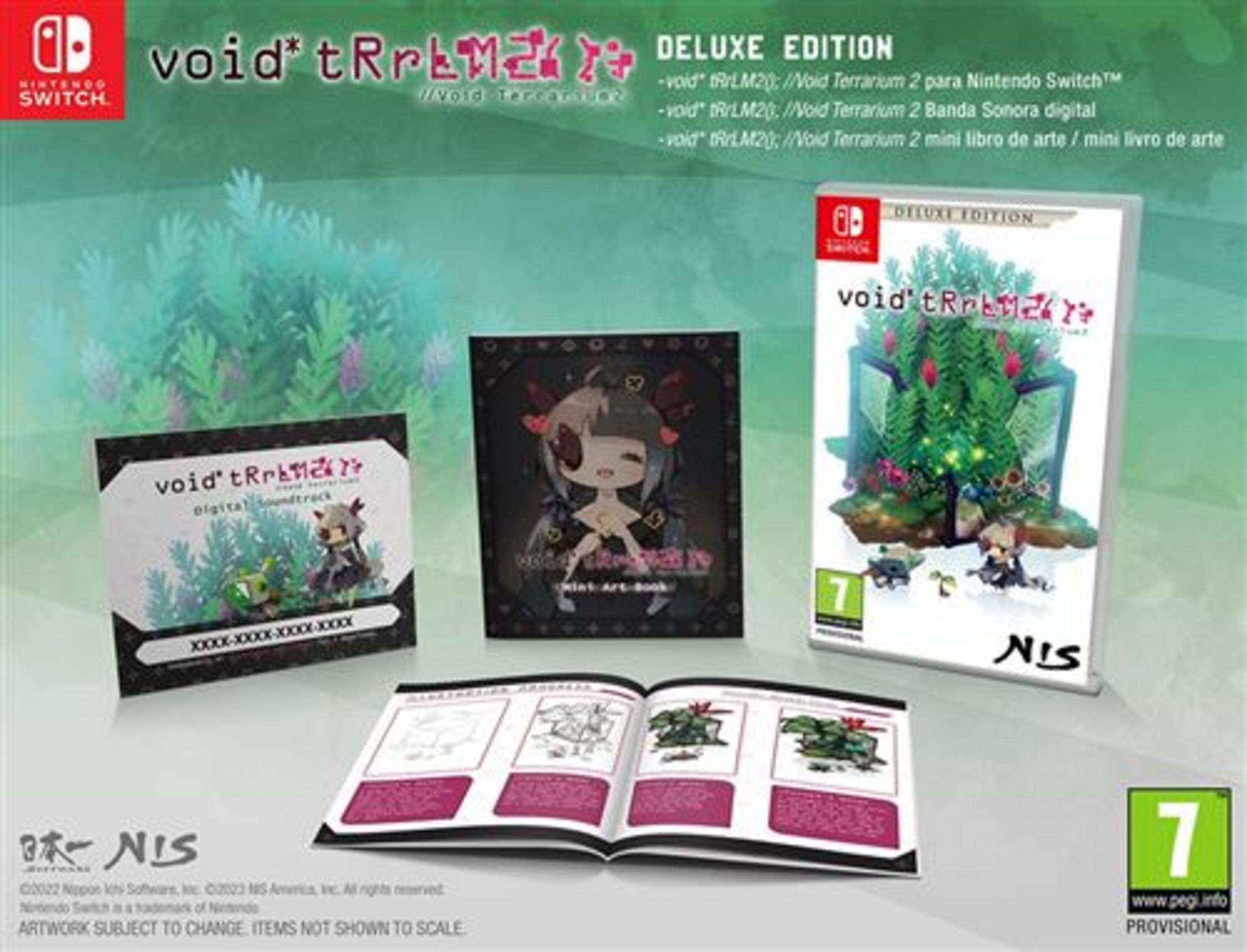 Edición Deluxe de Nintendo Switch con juego, banda sonora y artbook.