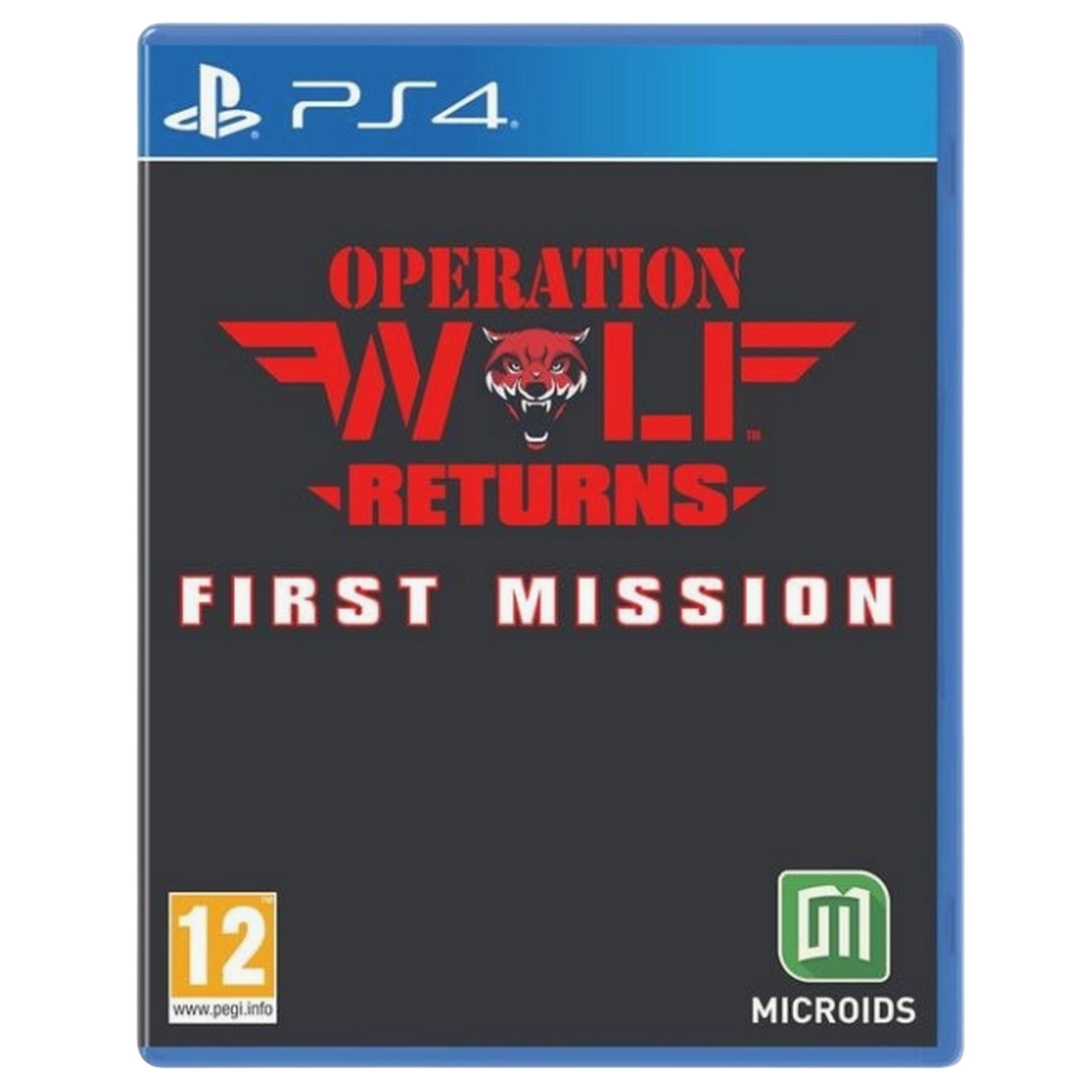 Caja de juego PlayStation 4: Operation Wolf Returns: First Mission, Edad 12+