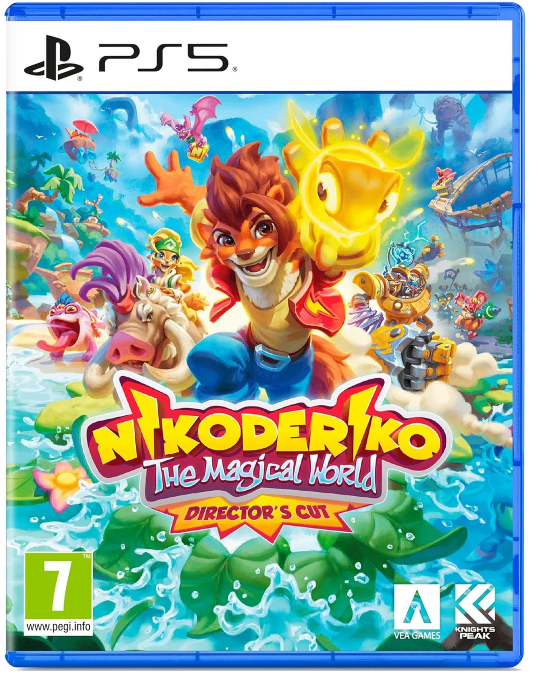 Copertina gioco PS5: Nikoderiko The Magical World Director's Cut con personaggi.
