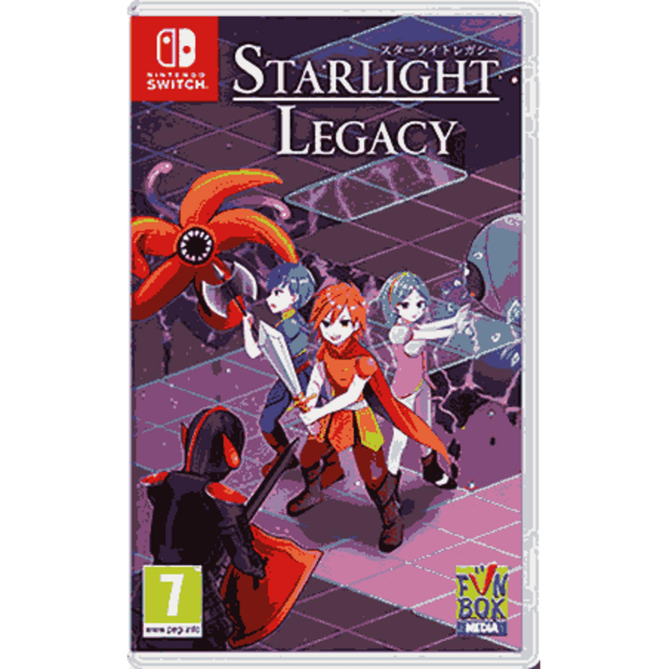 Copertina gioco Nintendo Switch con personaggi anime e un mostro rosso.