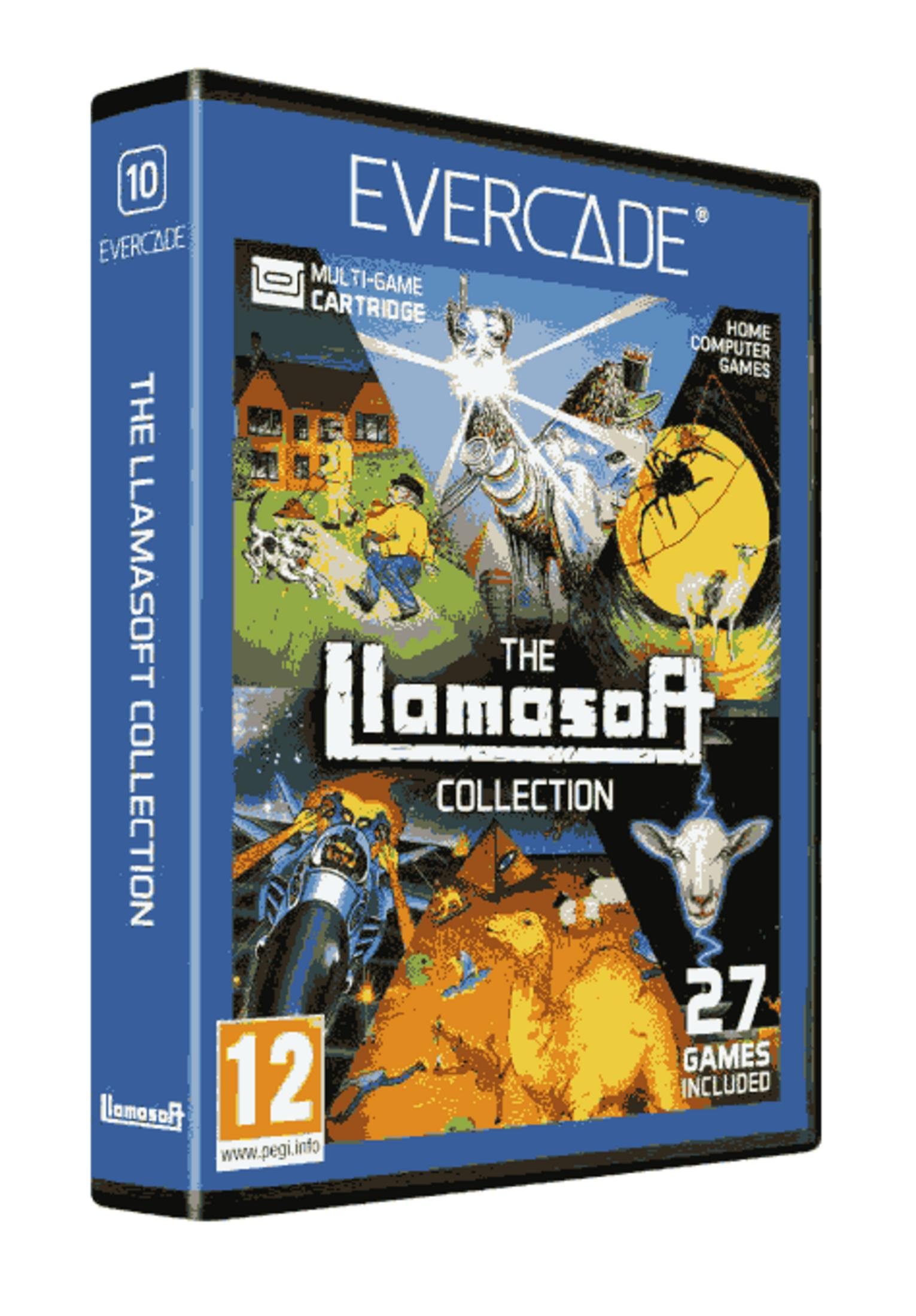 Gioco Evercade "The Llamasoft Collection" con 27 giochi, rating 12.