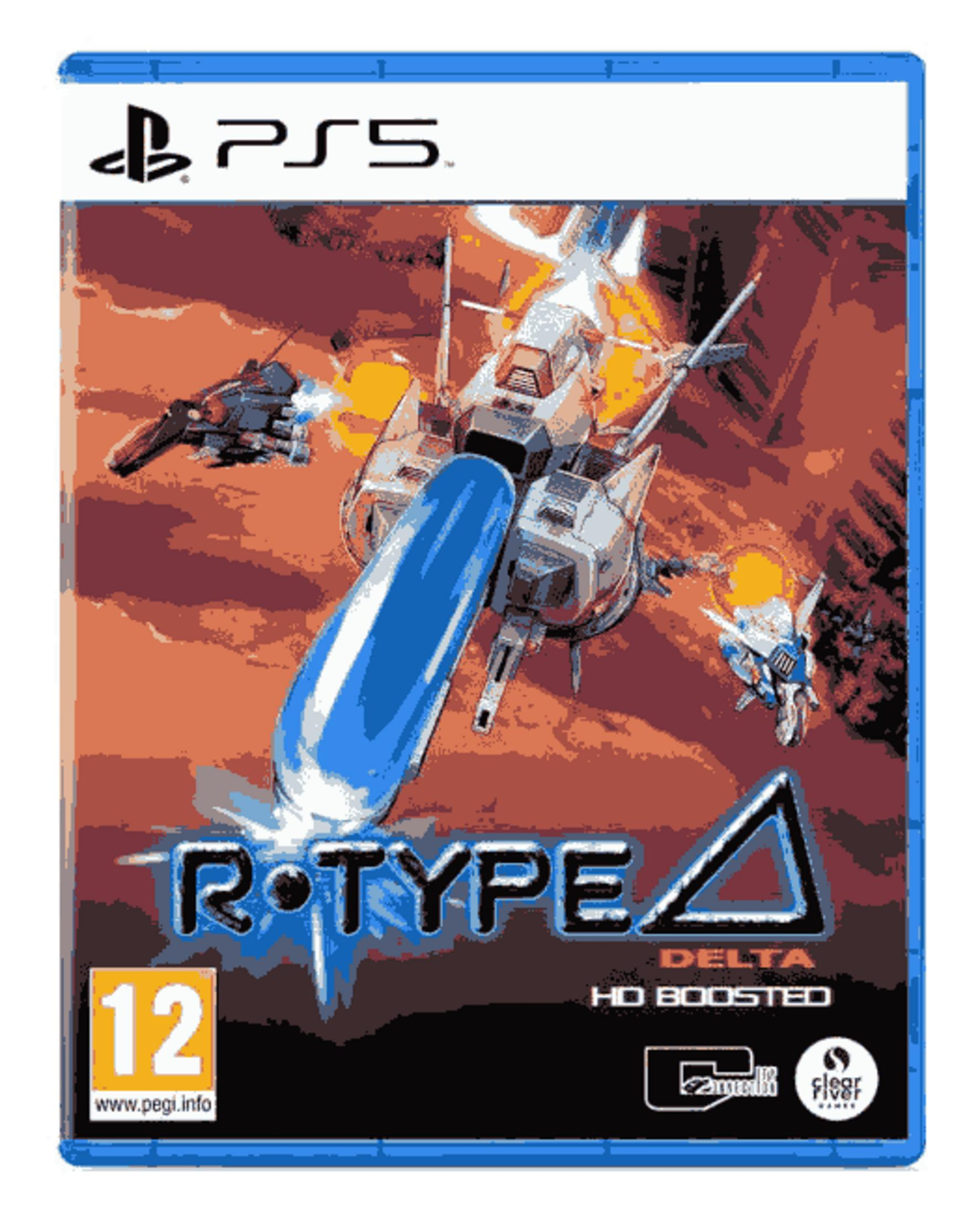 Copertina gioco PS5: Astronavi in combattimento, R-Type Delta HD Boosted.