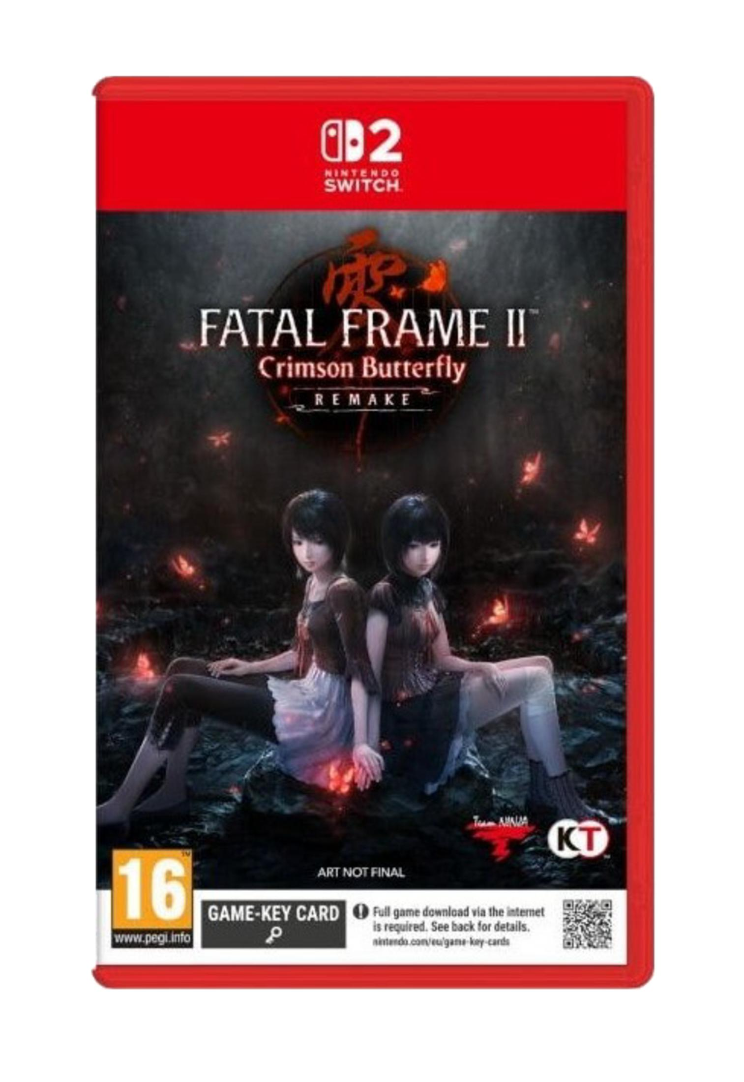 Custodia del gioco Fatal Frame II Remake per Nintendo Switch con due ragazze.