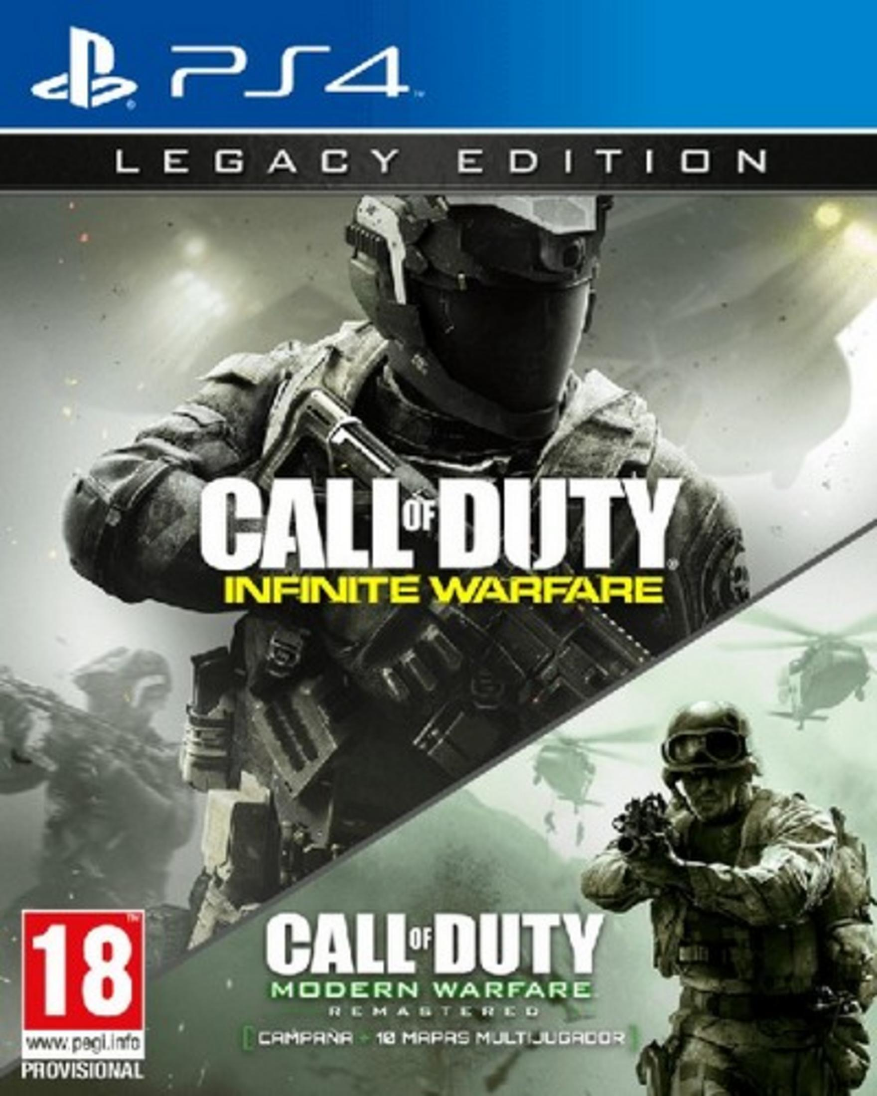 Portada de Call of Duty Legacy Edition con soldados y helicópteros.