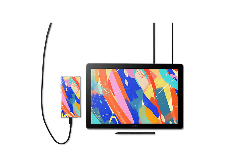 WACOM Cintiq 16 DTK168 Grafiktablett, Schwarz, Mehrfarbig | MediaMarkt
