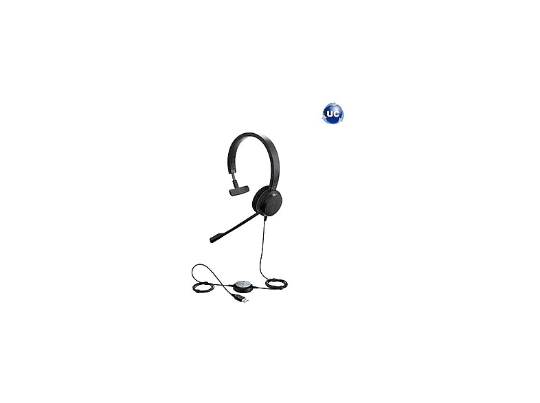 JABRA Evolve 20 Mono Usb Nc Ms Kablolu Kulak Üstü Kulaklık Siyah