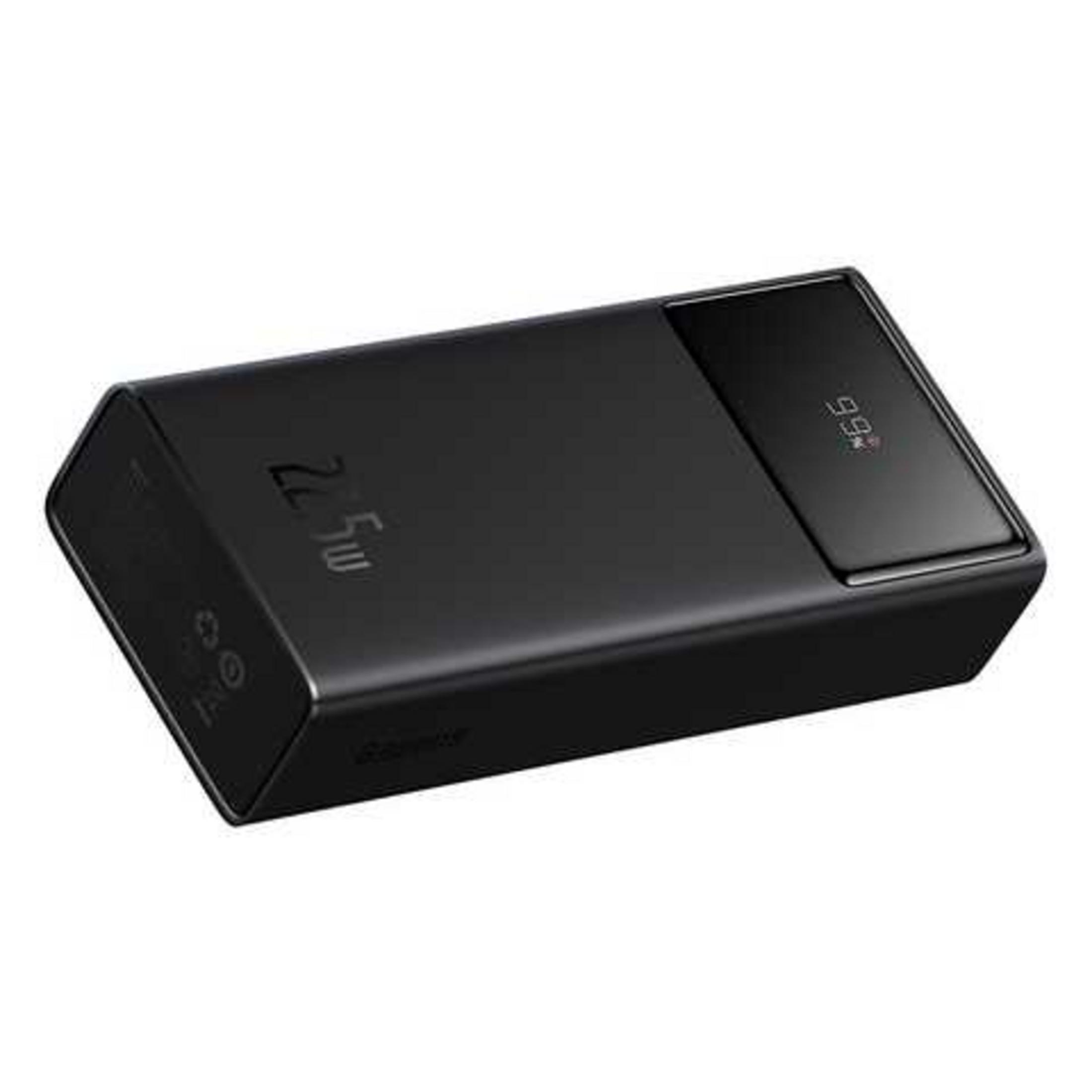 Power bank nero con display digitale 22,5W e 99%