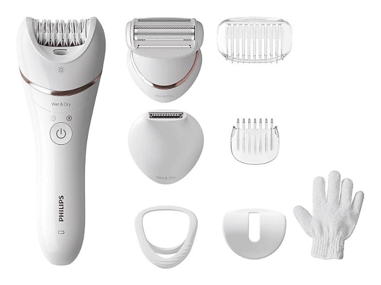 PHILIPS BRE720/05 8000 Serisi Islak Kuru Epilatör Beyaz Fiyat