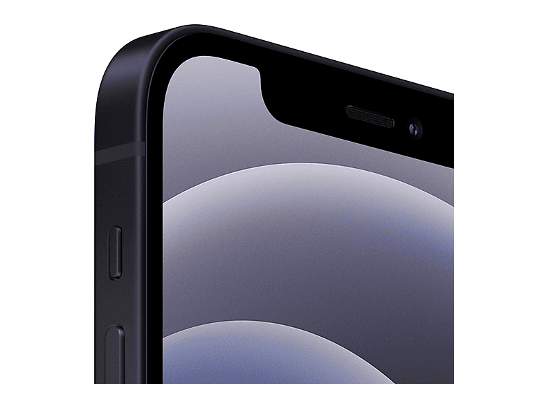 APPLE 1492253 MGJ53QL/A IPHONE 12 BLACK 64GB, Negro, Móvil iOS, 64