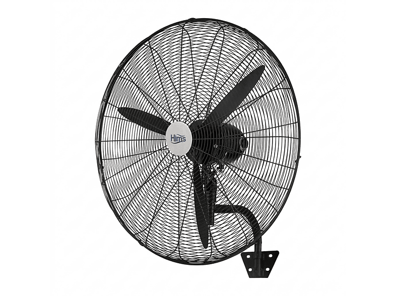 HIMS HEF-D750 210 W 75 cm 3 Kanatlı Sanayi Tipi Duvar Vantilatörü Siyah