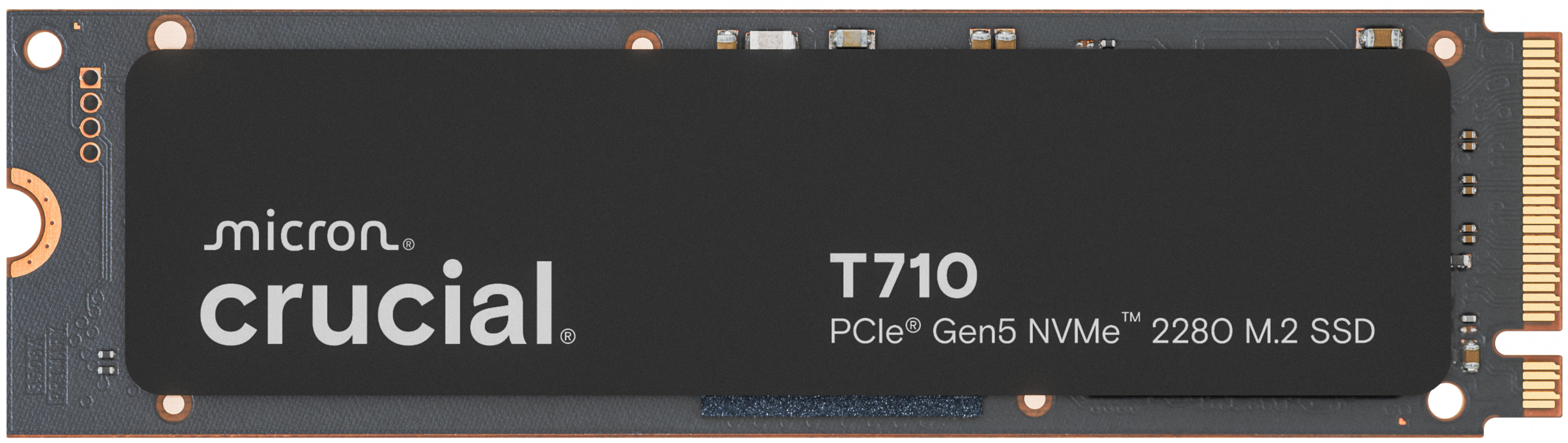SSD M.2 Crucial T710 PCIe Gen5 NVMe 2280 con marchio Micron.