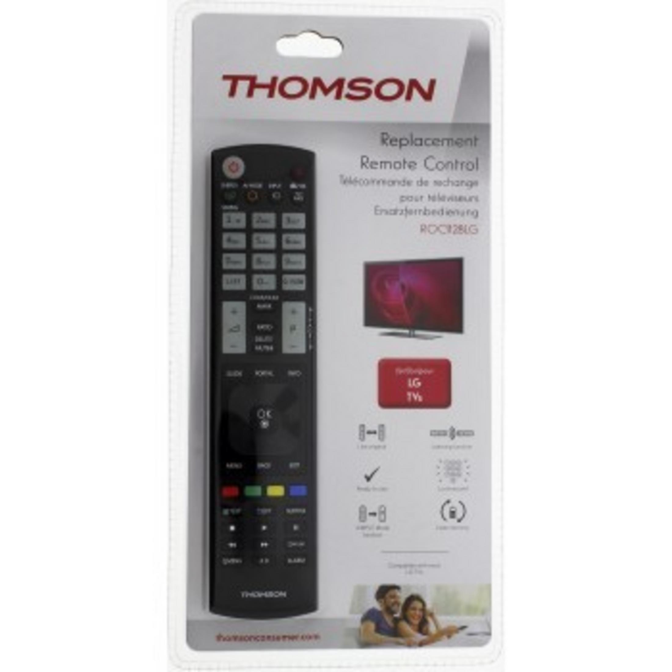 Telecomando sostitutivo Thomson con pulsanti, descrizione e immagine TV.