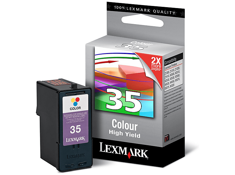 LEXMARK 35 18C0035E Kartuş Mürekkep baskı Cyan-Magenta-Sarı