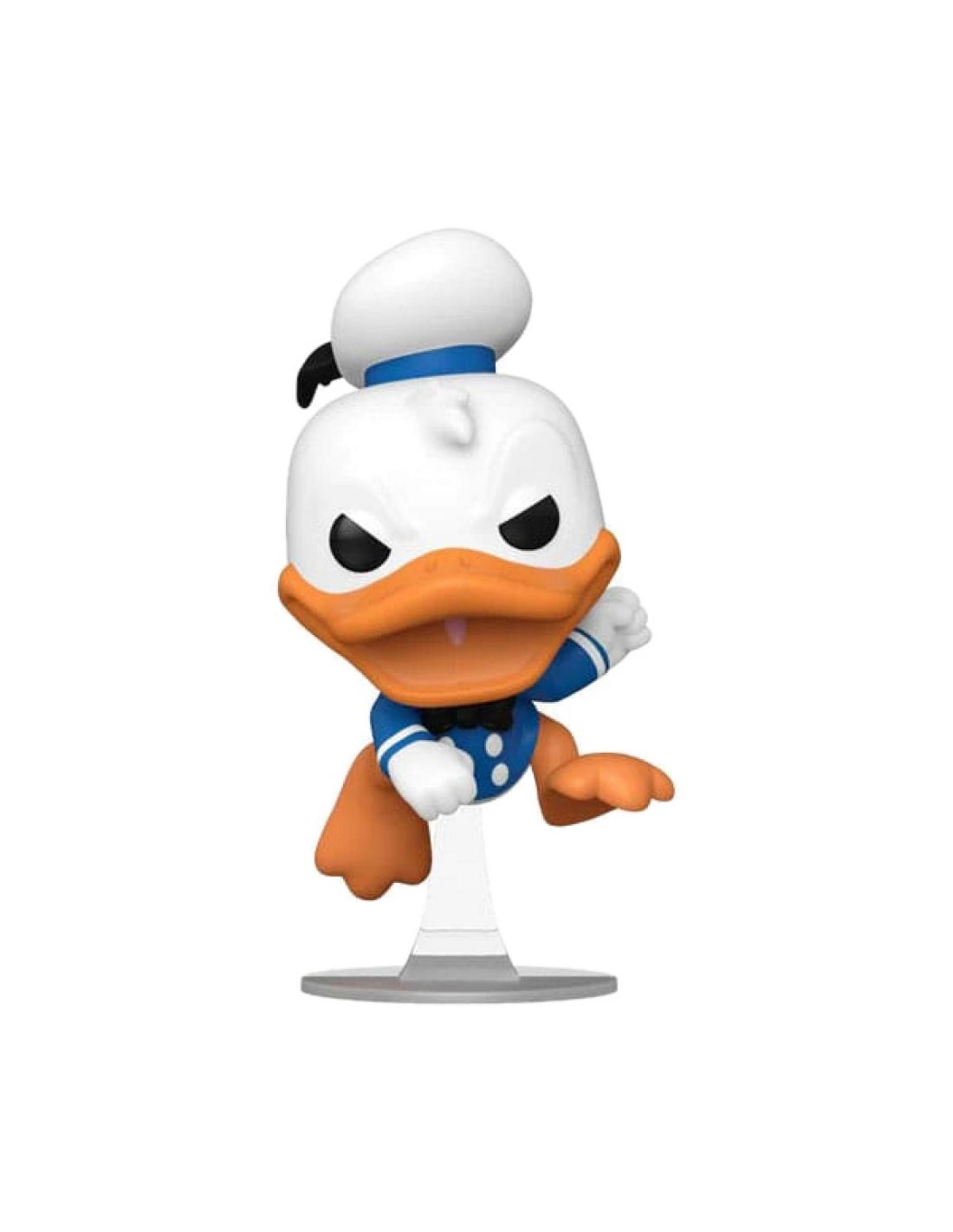 Figura de Donald en uniforme de marinero azul con gorra y pajarita.