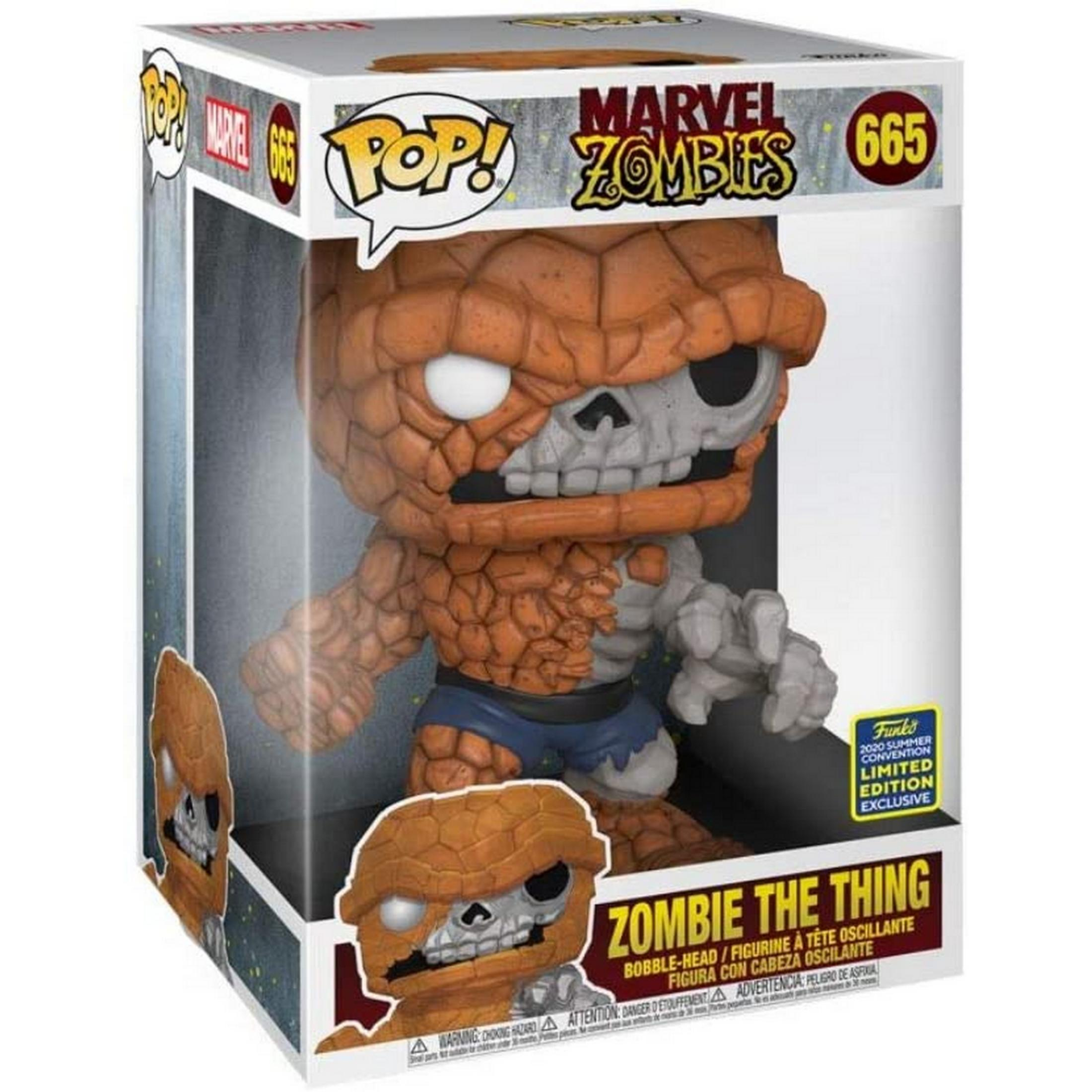 Figura Funko Pop! Marvel Zombies Zombie The Thing, edición limitada.