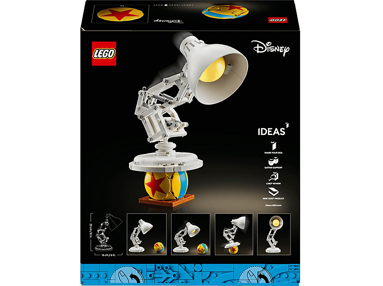 LEGO Ideas Disney Pixar Luxo Jr. 21357 Fiyat & Özellik | MediaMarkt