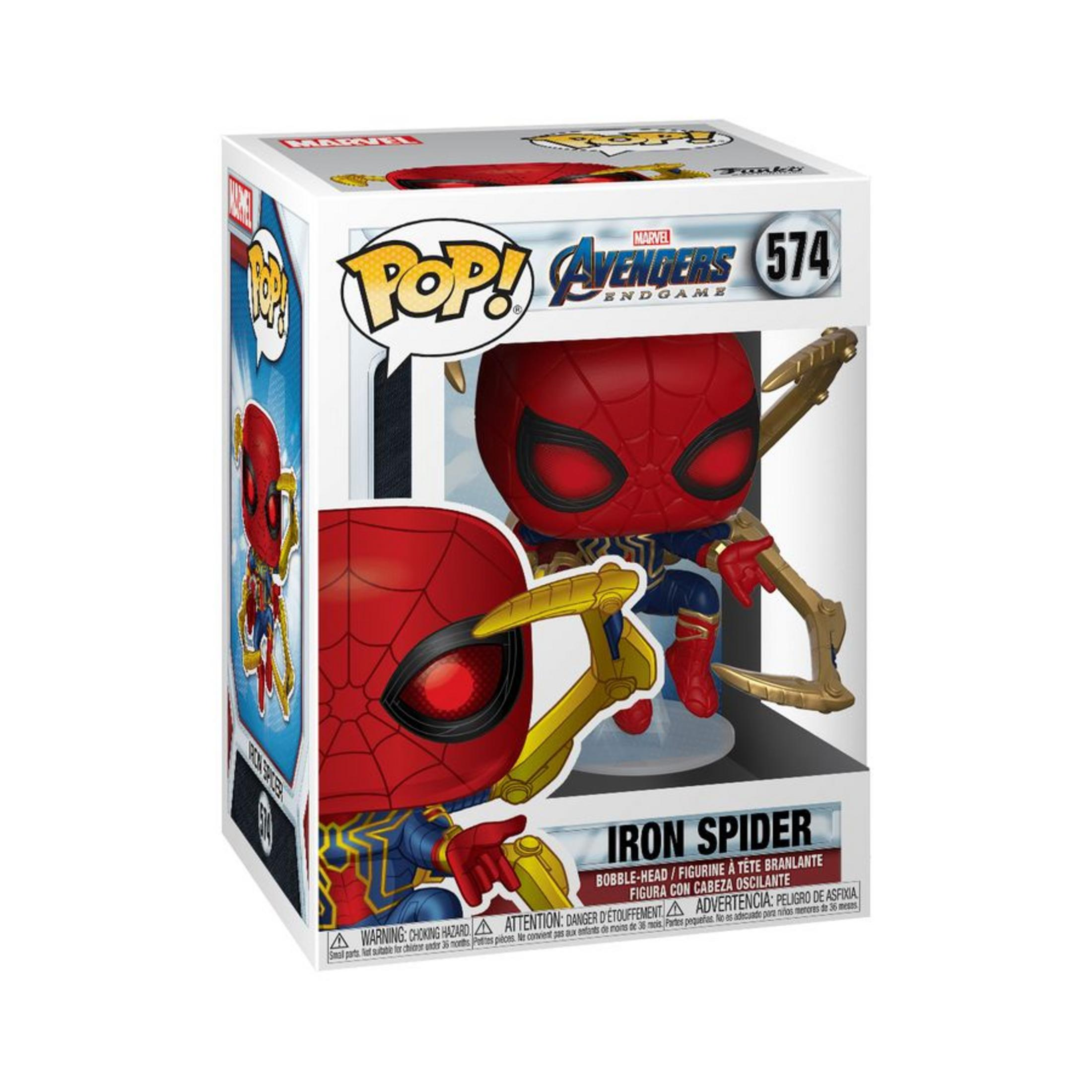 Action figure Funko Pop! Iron Spider in scatola "Avengers: Endgame".