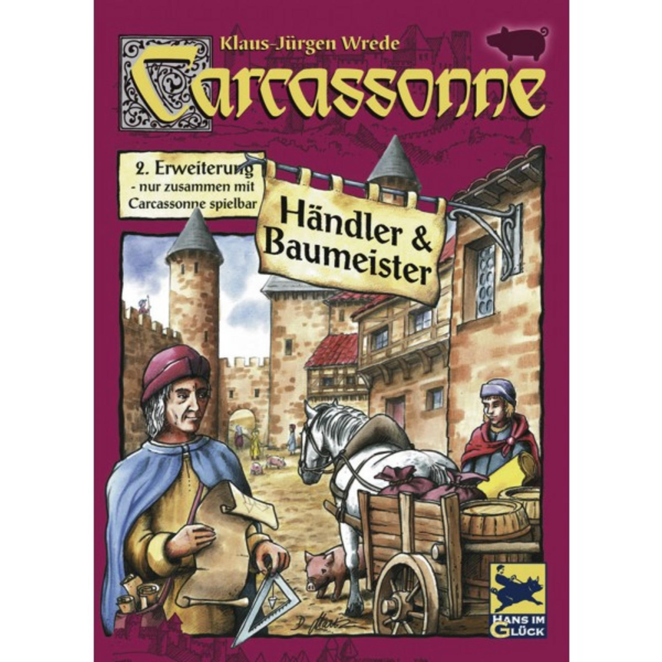 Brettspiel-Cover: Händler & Baumeister Erweiterung für Carcassonne.