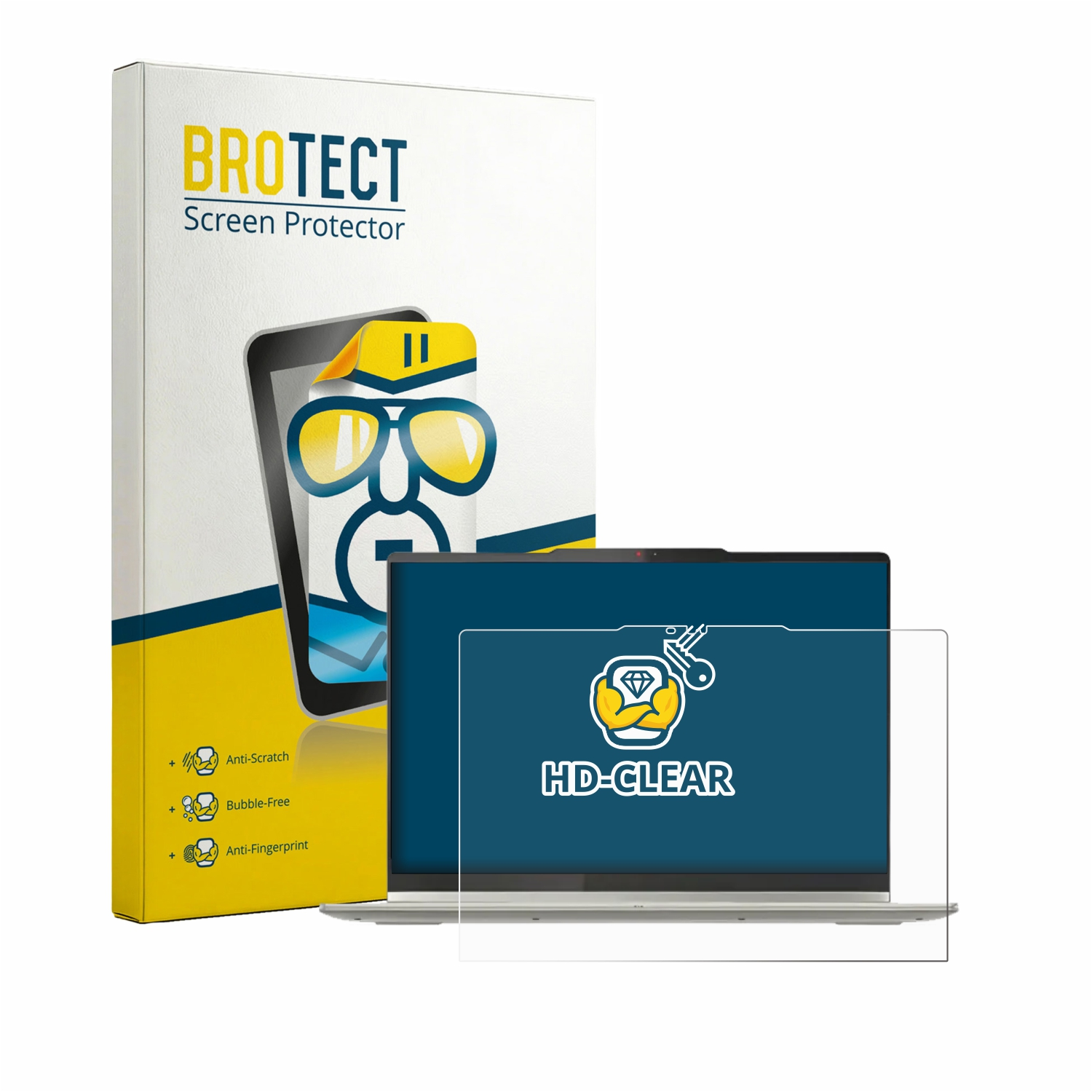 BROTECT Displayschutzfolie für Laptop mit Merkmalen wie Anti-Kratzer.