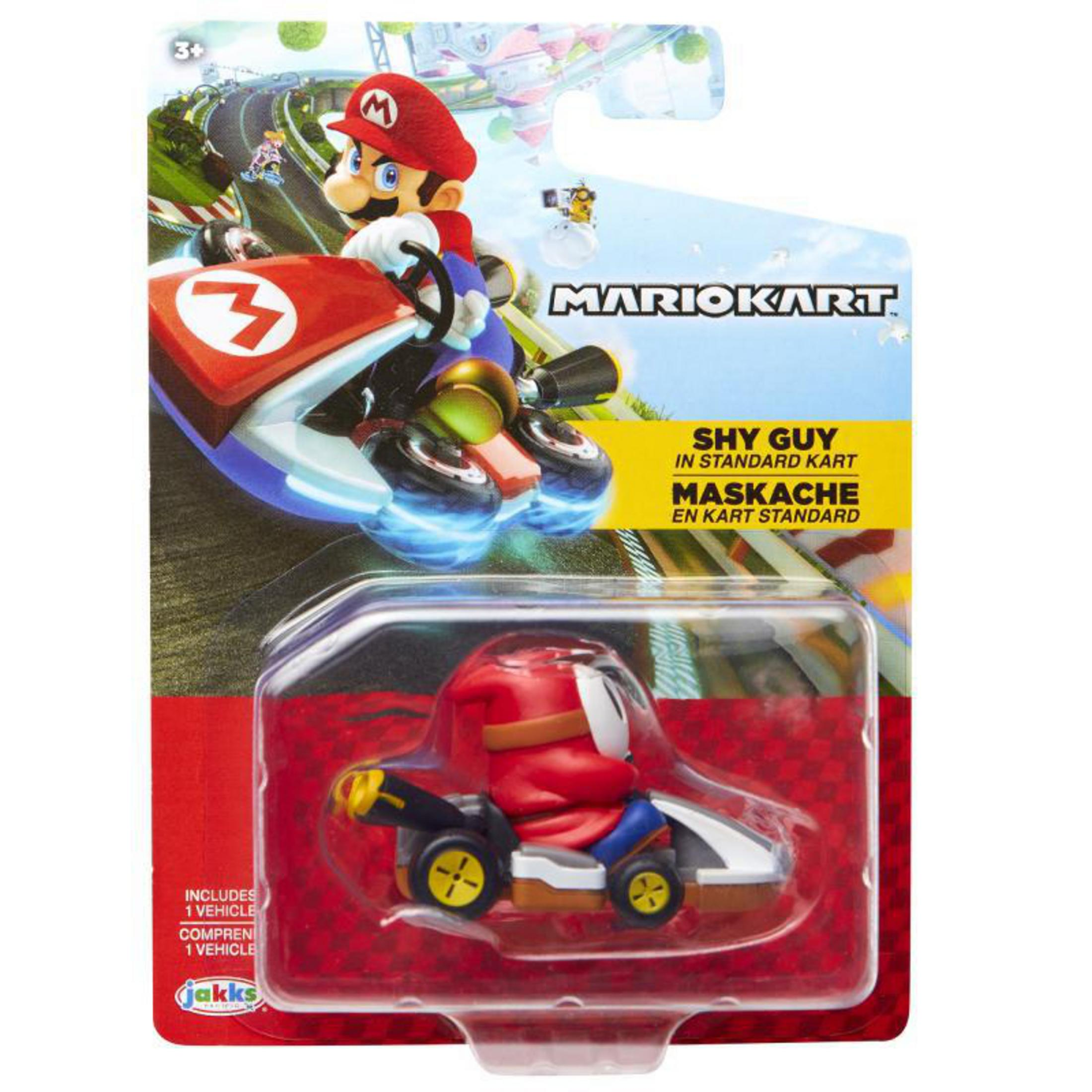 Embalaje de juguete de Mario Kart Shy Guy en Kart Estándar.