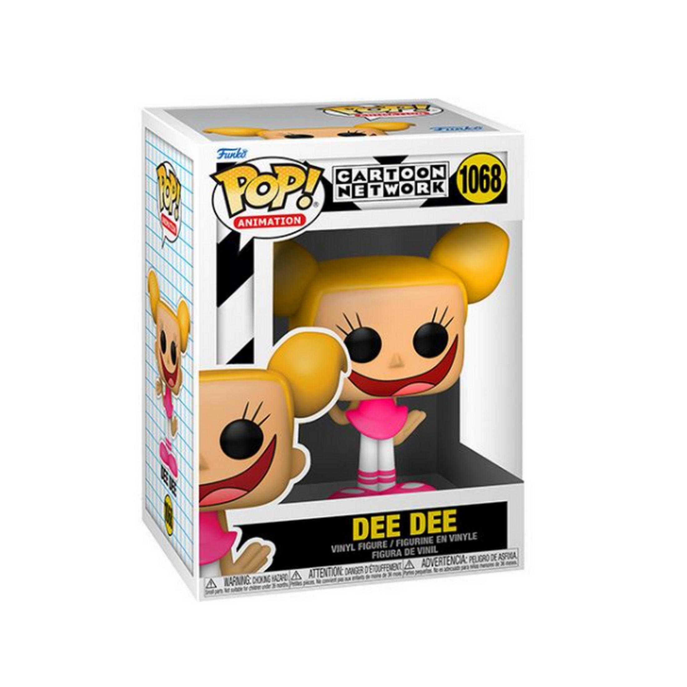 Action figure Funko Pop! in vinile di Dee Dee di Cartoon Network in scatola.