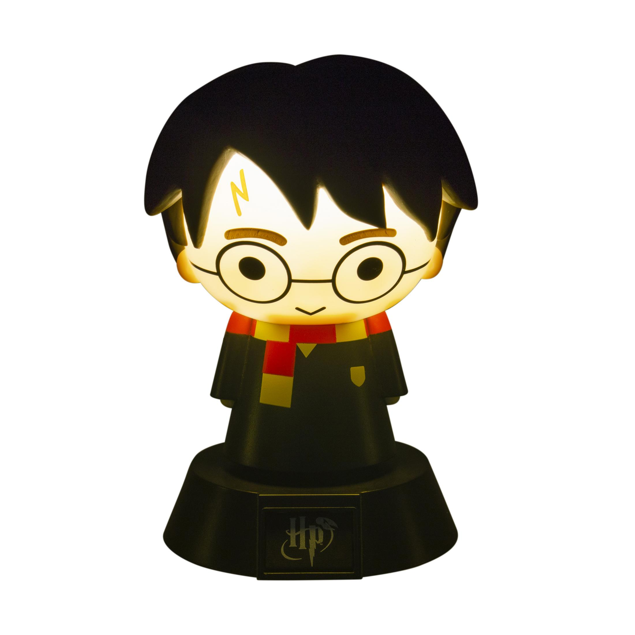 Lampa Harry Potter z blizną błyskawicy, okularami i szalikiem Gryffindoru.