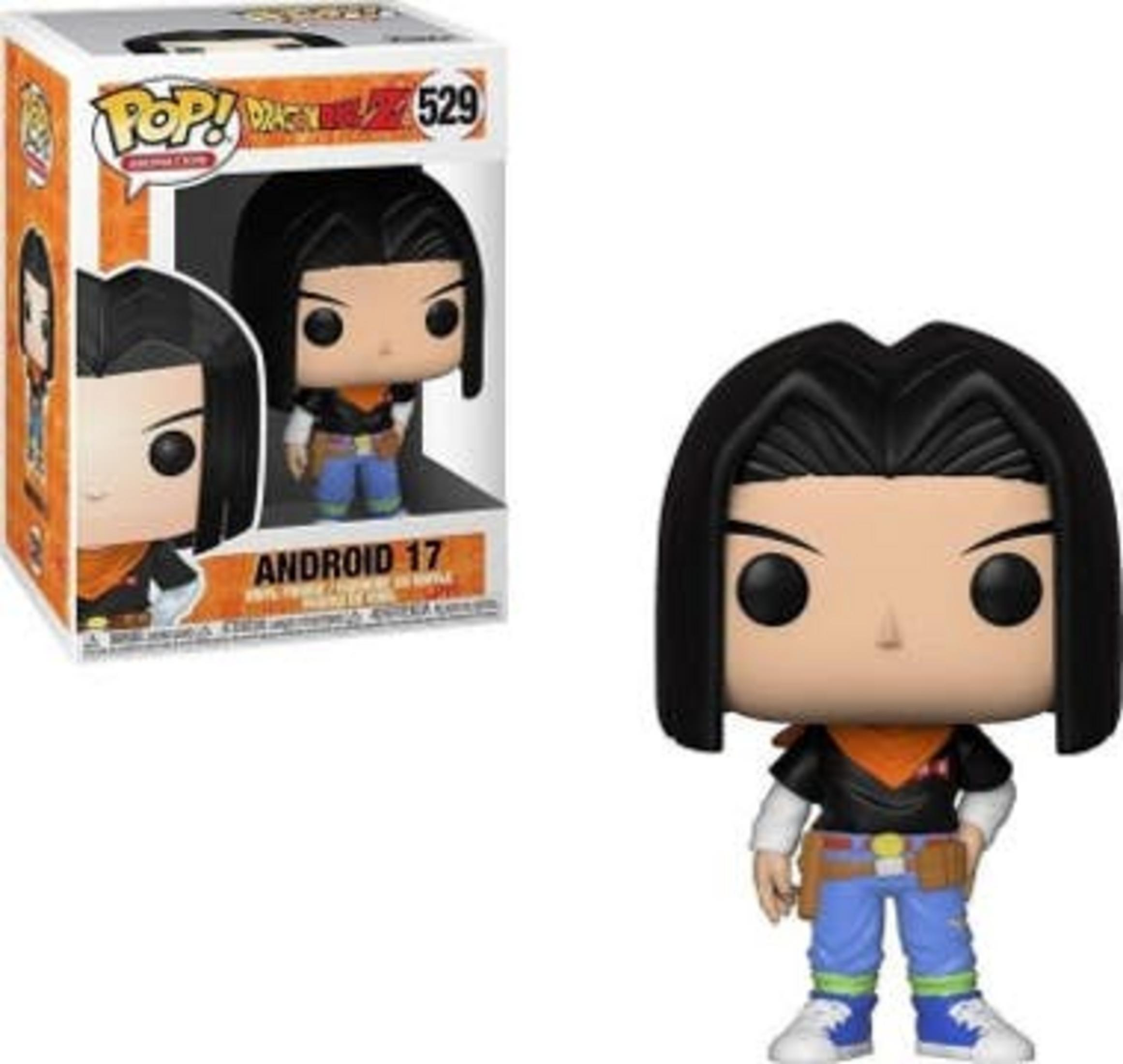 Pop! Vinyl Figur von Android 17 aus Dragon Ball Z im Karton.