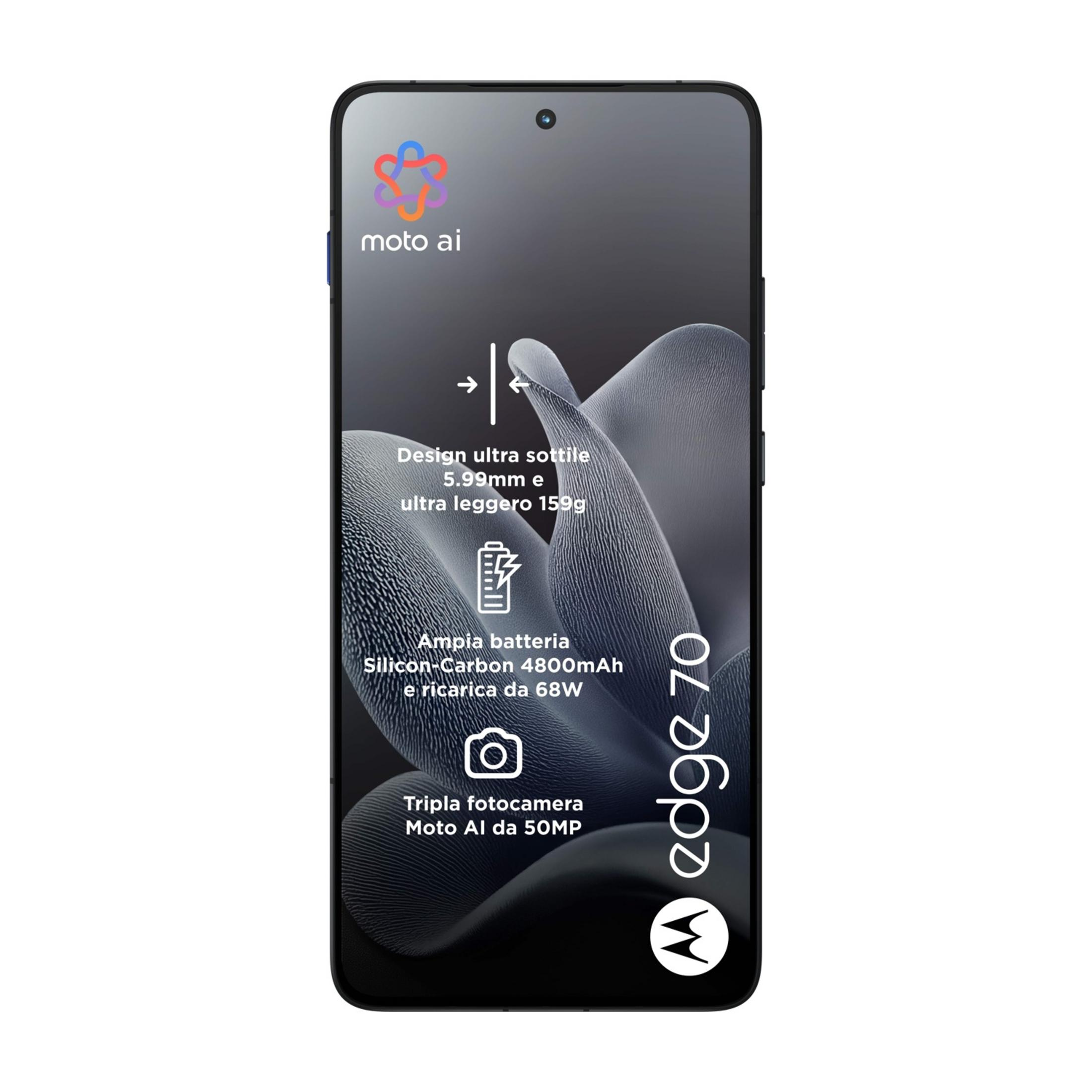 Cienka konstrukcja, 5,99 mm, 159 g. Bateria 4800 mAh, ładowanie 68 W. Potrójny aparat 50 MP.