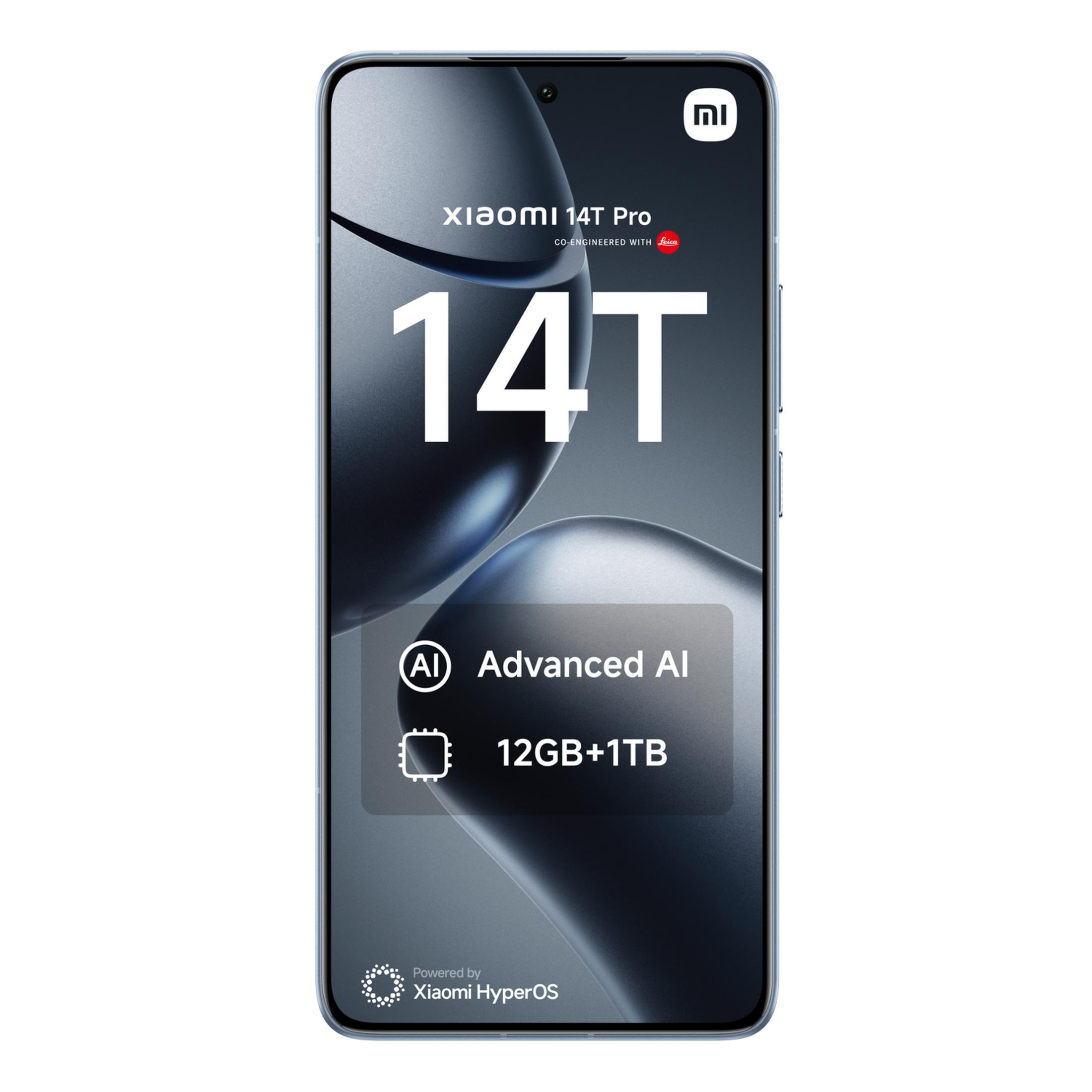 Xiaomi 14T Pro z zaawansowaną AI, 12GB+1TB pamięci i HyperOS.