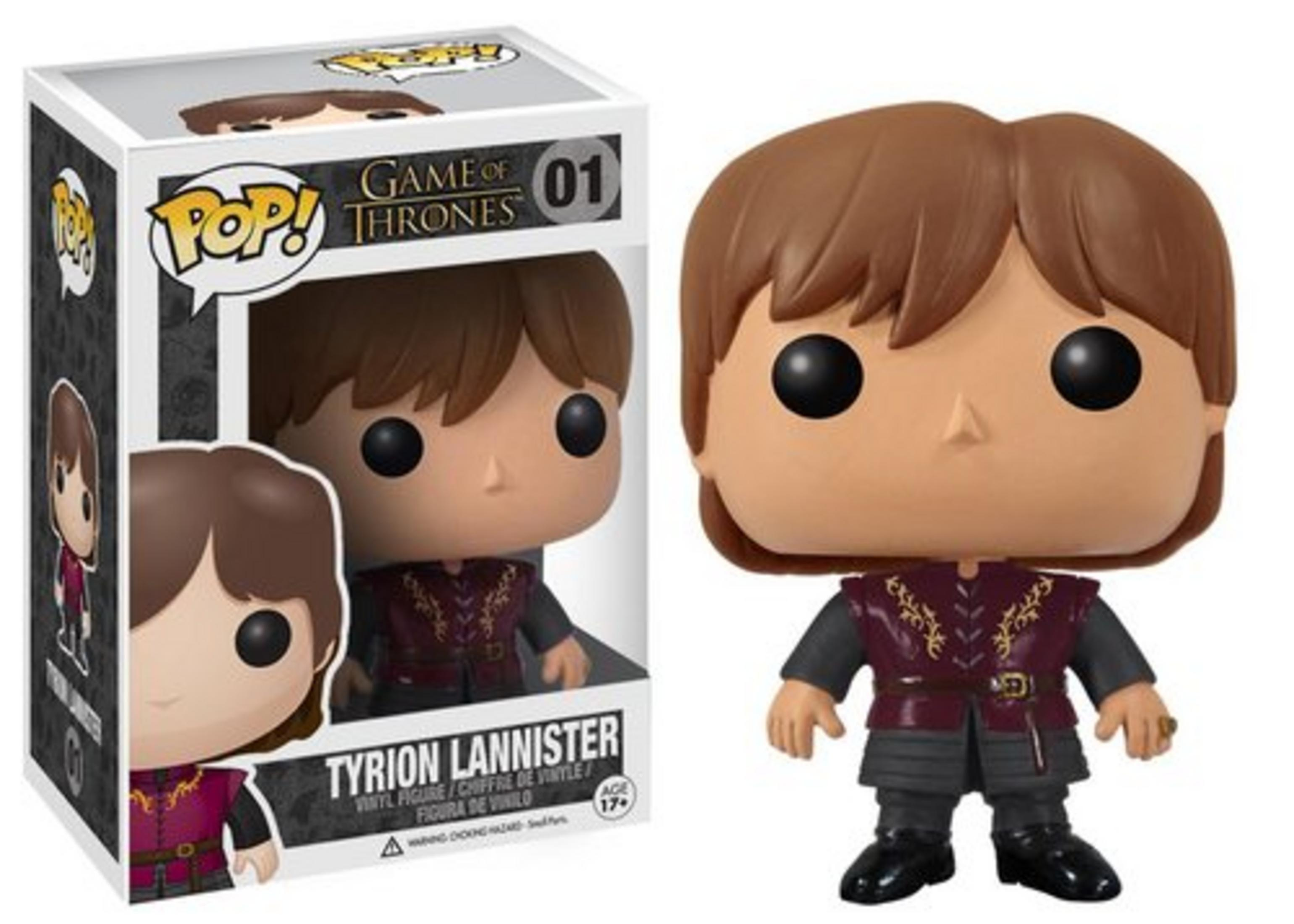 Game of Thrones Funko Pop! Vinyl Figur von Tyrion Lannister in Box.