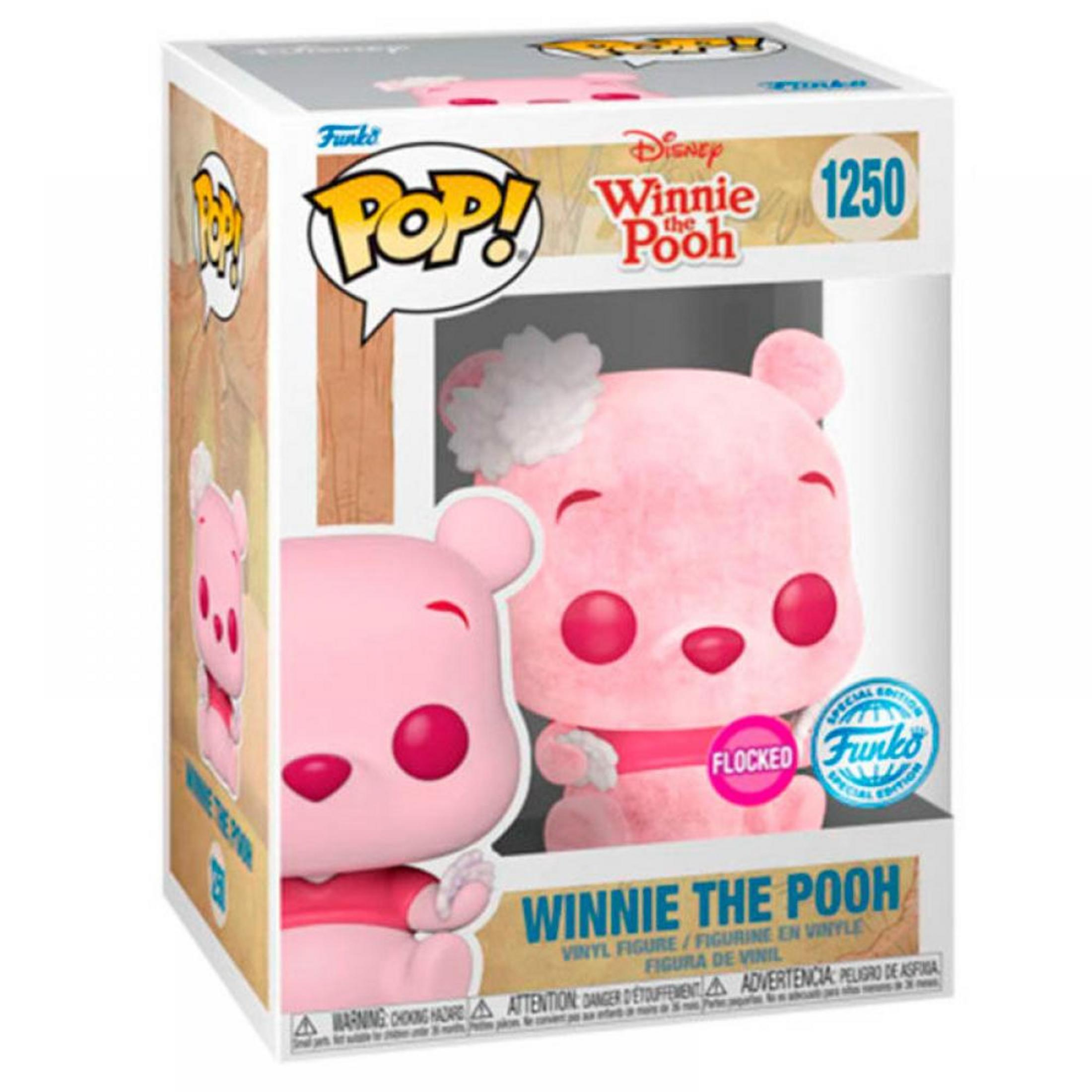 Scatola figura Funko Pop rosa di Winnie the Pooh, numero 1250.