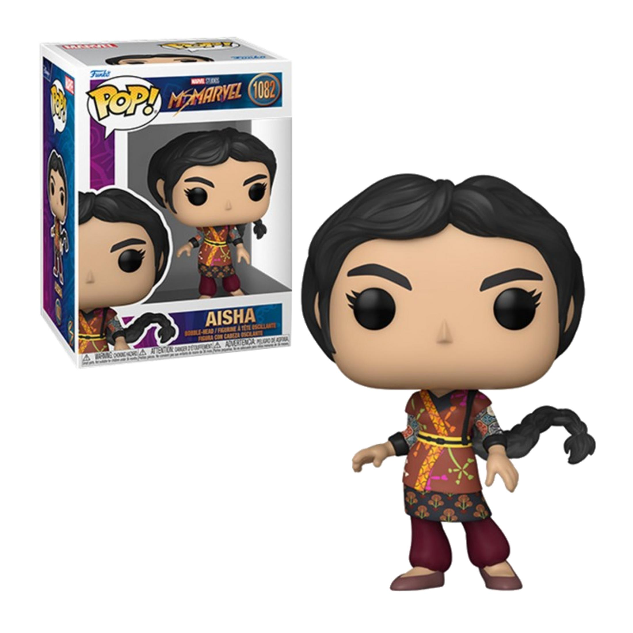 Ein Funko Pop! von Aisha aus Ms. Marvel mit Box.