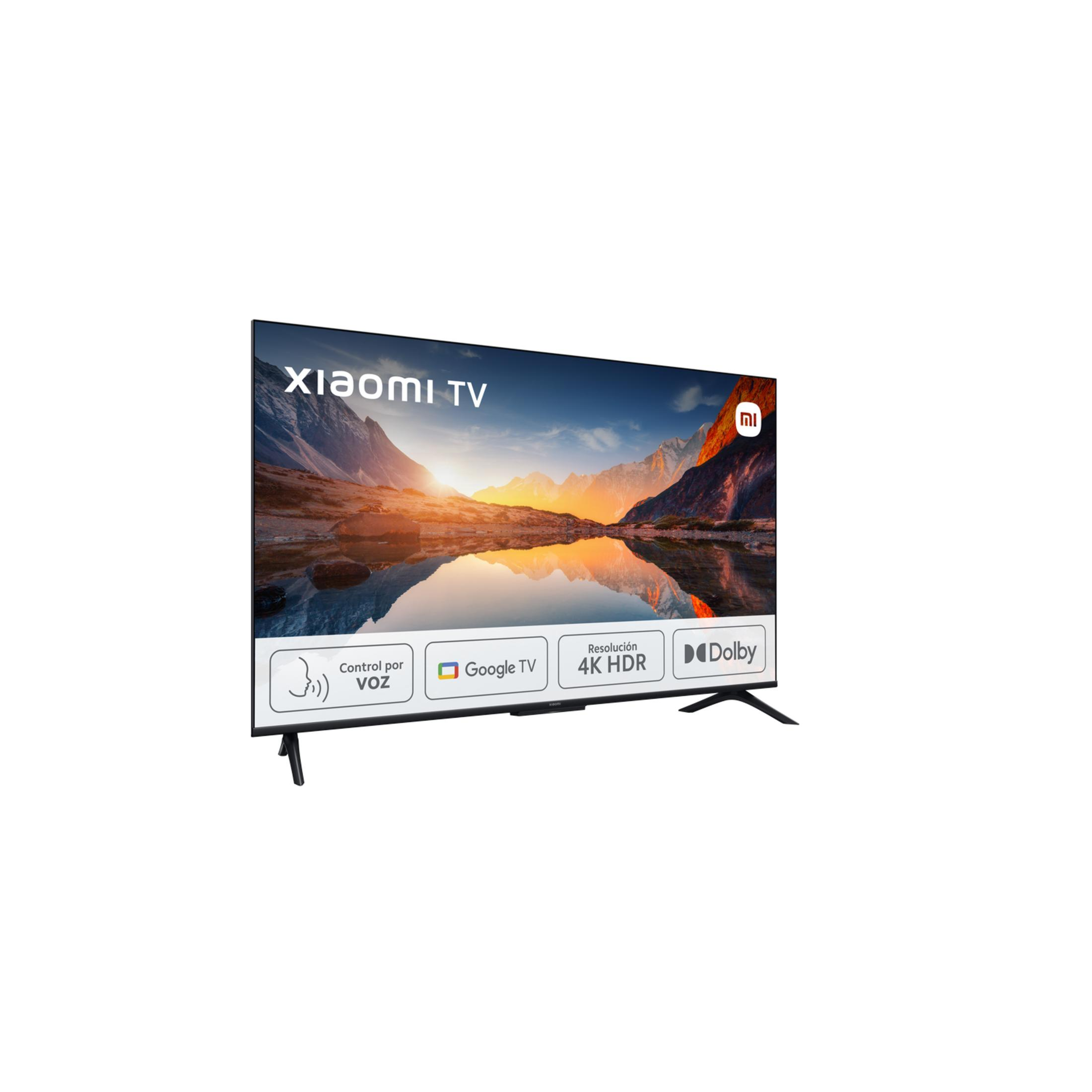 Una TV Xiaomi con 4K HDR, Google TV e audio Dolby.