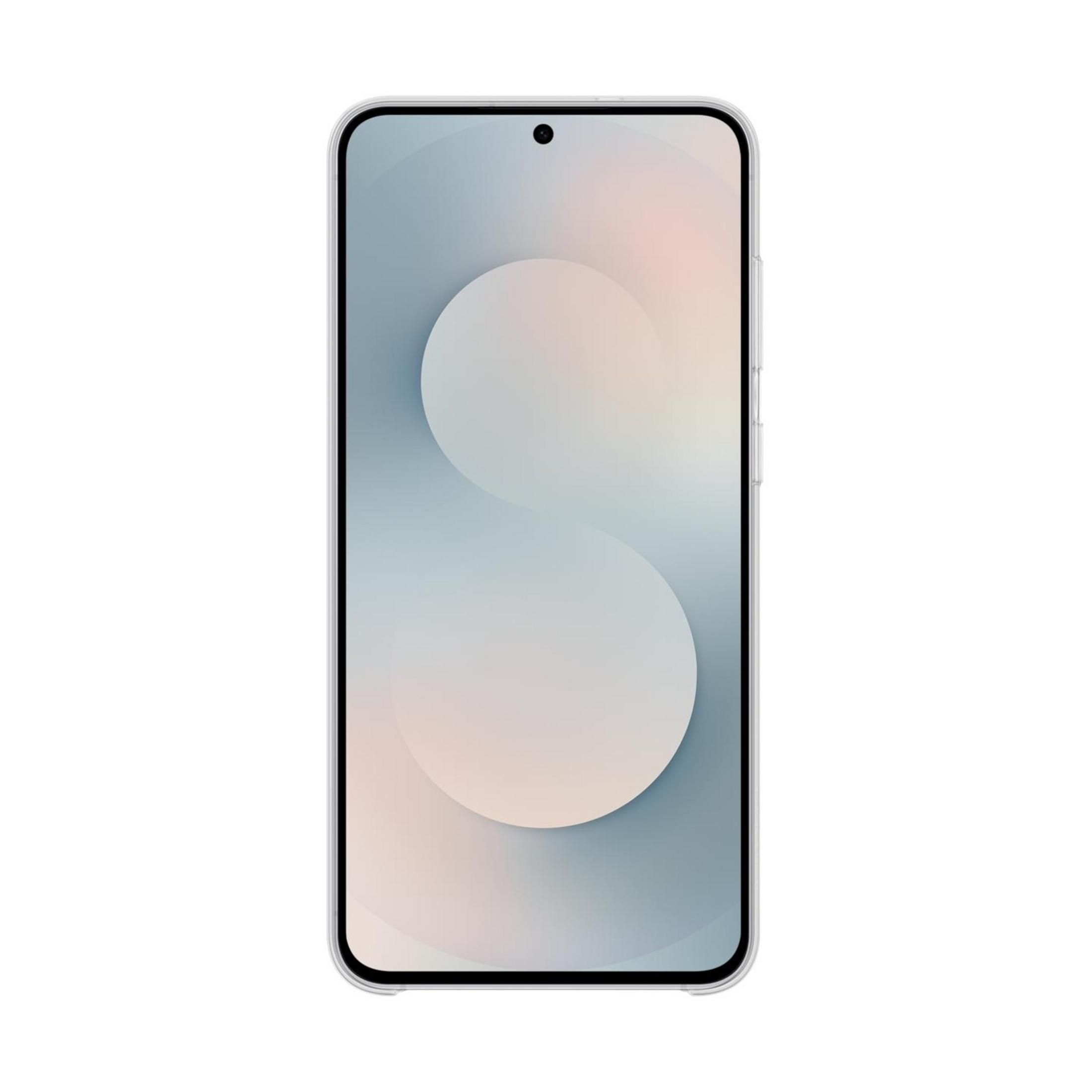 Ein modernes Smartphone mit einem minimalistischen Hintergrund.