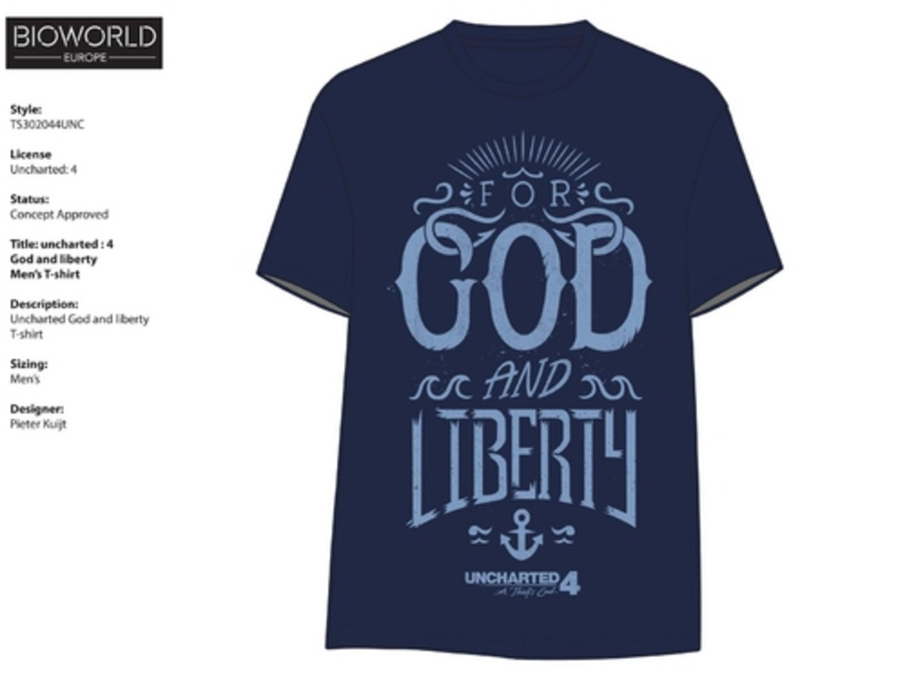 Dunkelblaues T-Shirt mit 