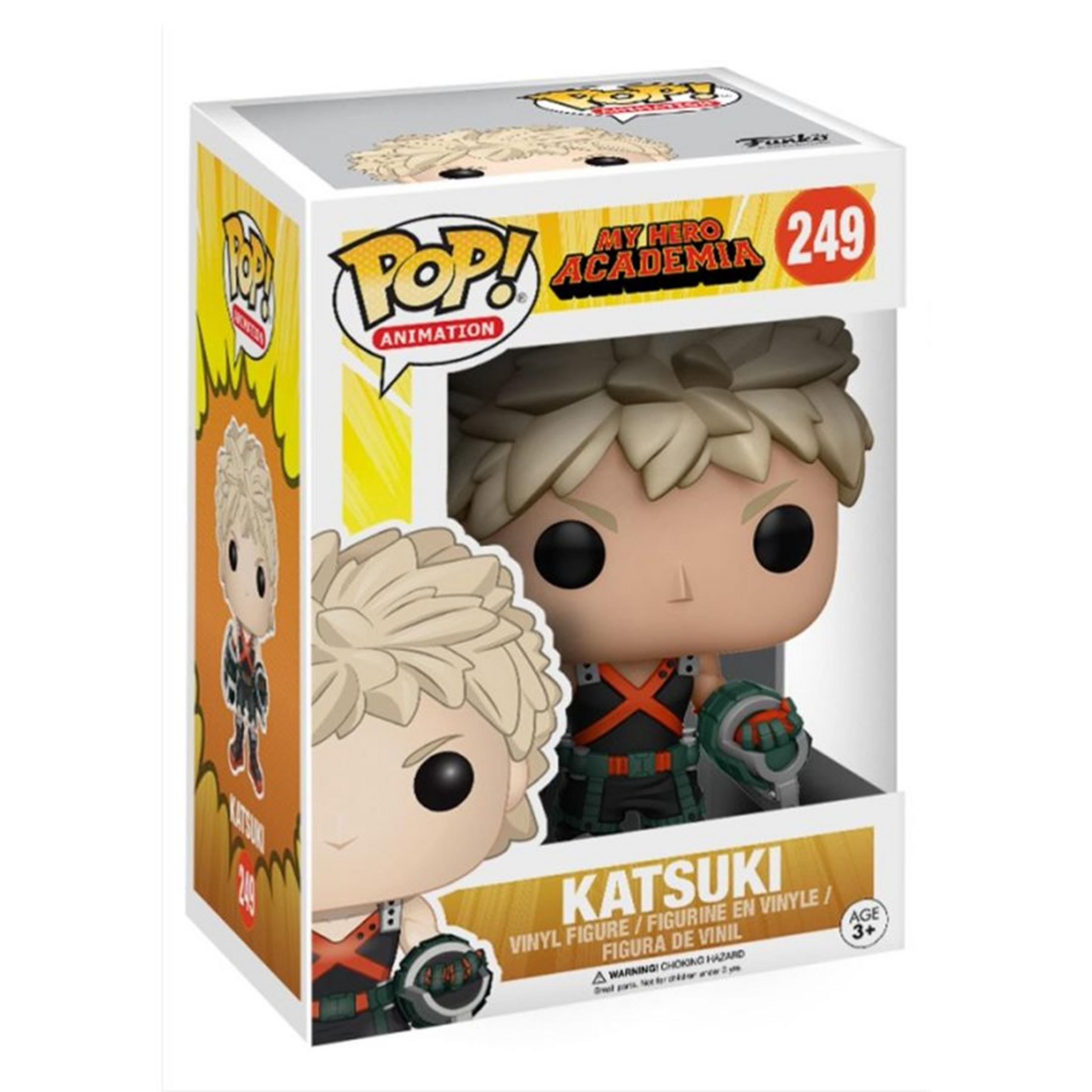 Funko Pop! Vinyl Figur von Katsuki aus My Hero Academia, Nr. 249, für Kinder ab 3 Jahren.