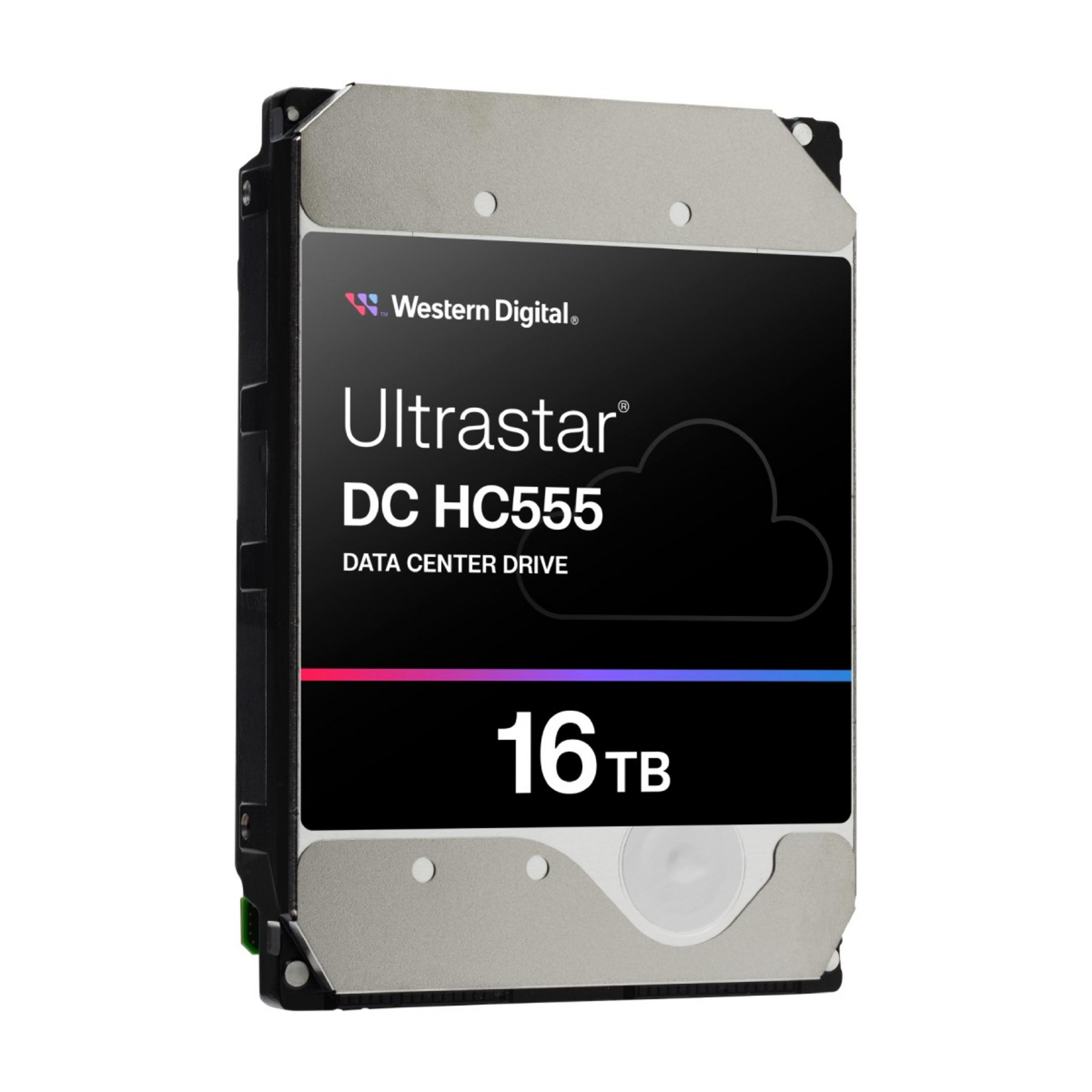 Disco Western Digital Ultrastar DC HC555 da 16 TB per data center.