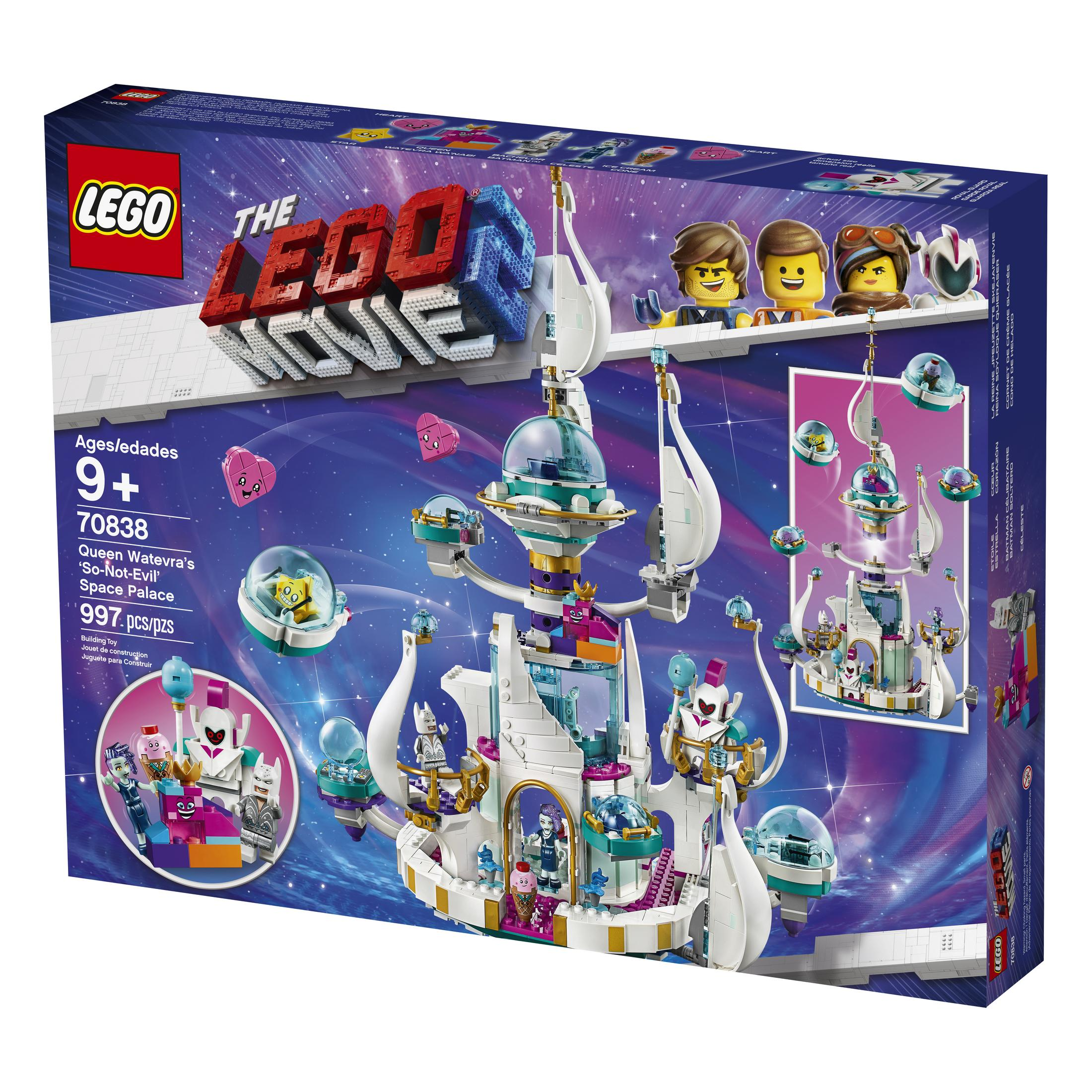 Set LEGO 70838 : Le Palais Spatial de la Reine Watevra 'Pas Si Méchante', 997 pcs, d ès 9 ans.
