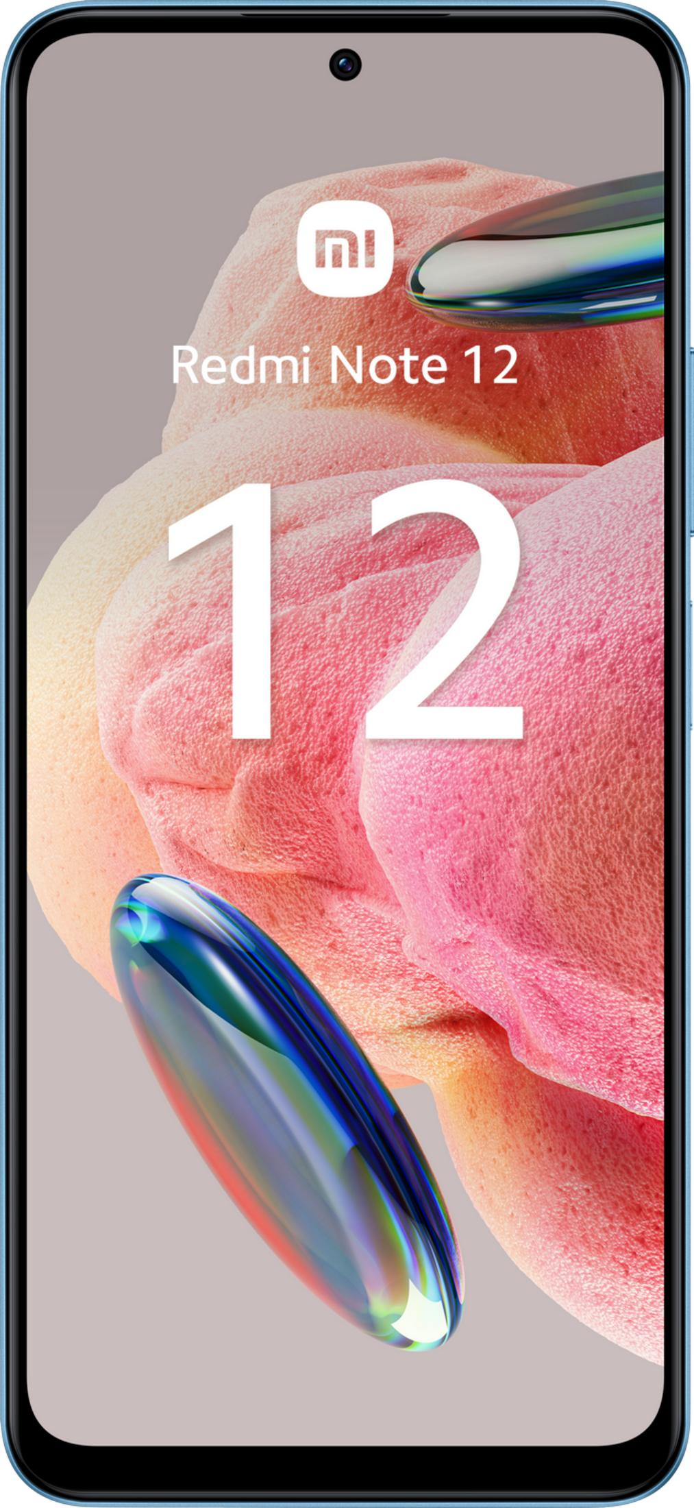 Uno smartphone che mostra Redmi Note 12 e il numero 12.