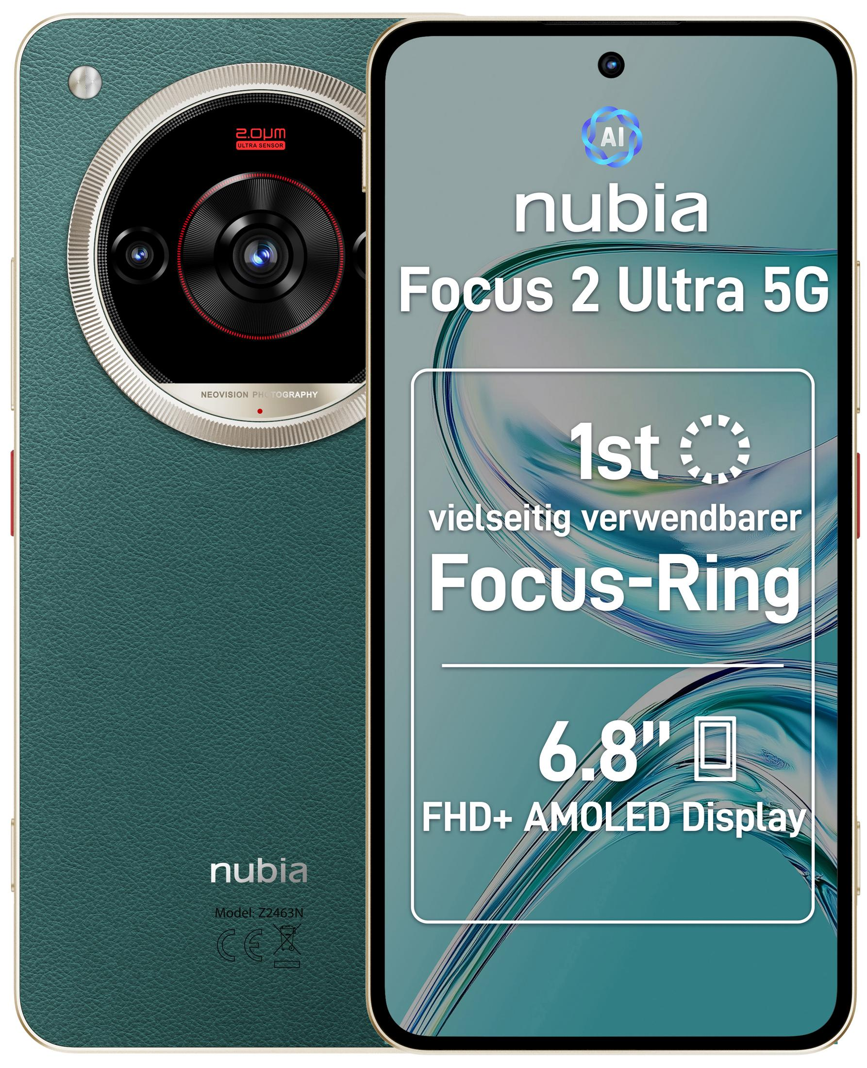 Nubia Focus 2 Ultra 5G con sensore Ultra da 2.0μm e display AMOLED FHD+ da 6.8".