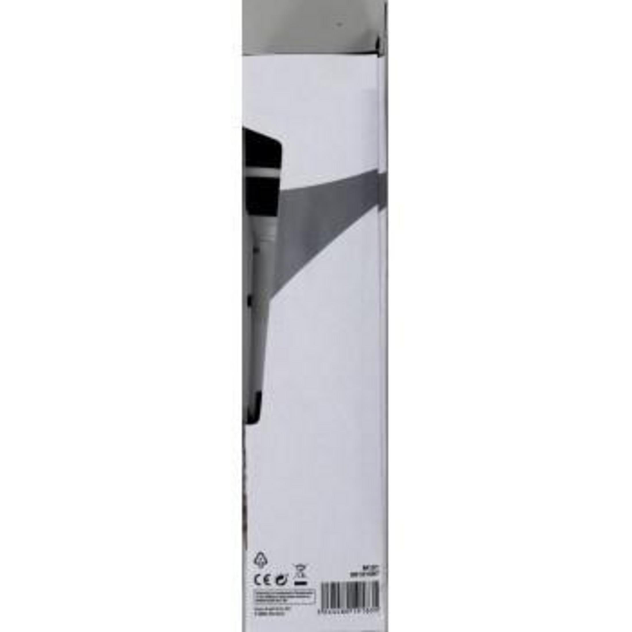 Verpackung mit CE- und Recycling-Symbolen, Barcode und Produktabbildung.