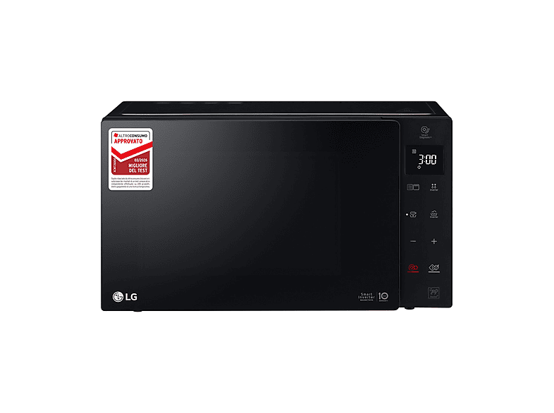 Microondas libre instalación - LG MH6535GIB, 1000 W, 5.0 potencia, 25 l, Negro