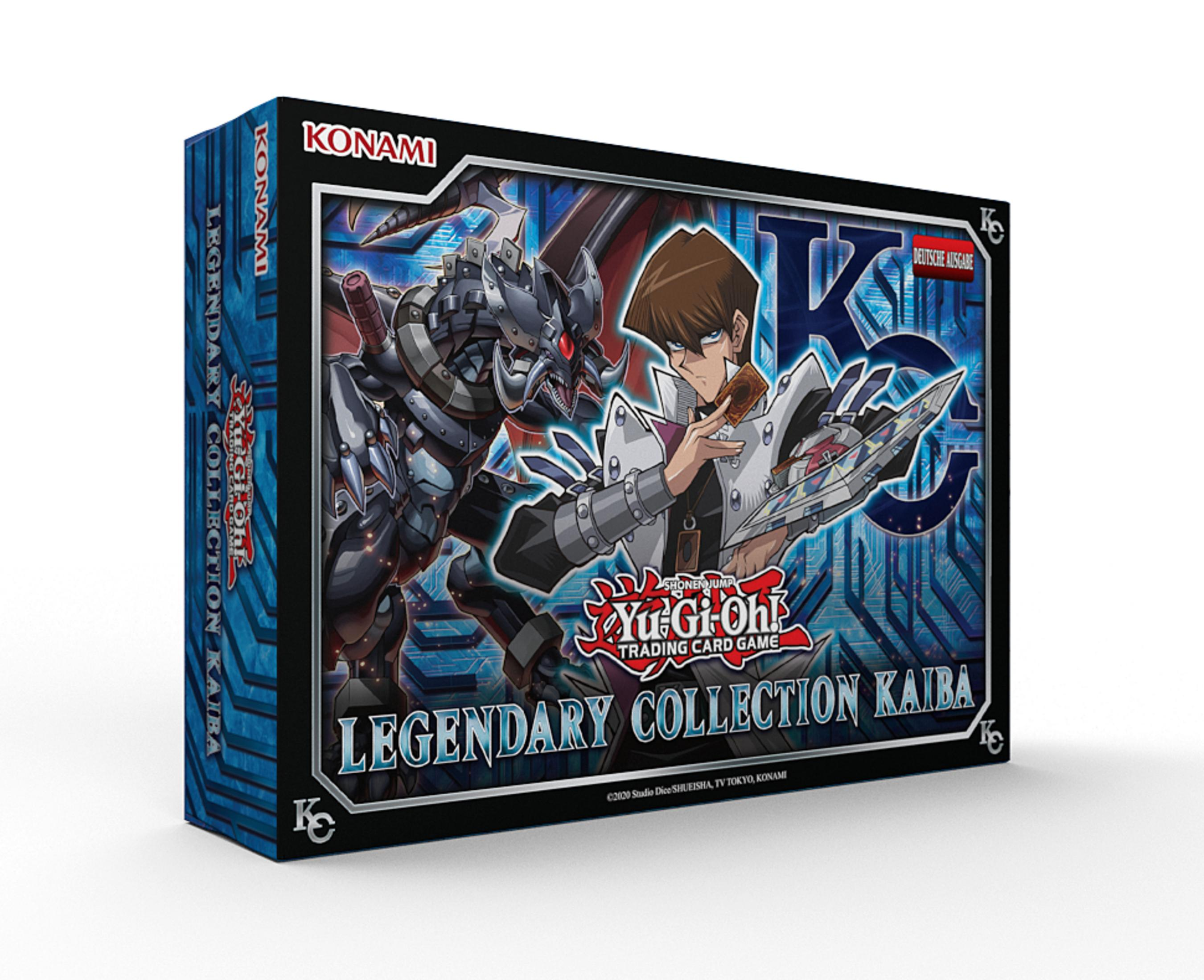Yu-Gi-Oh! Legendary Collection Kaiba Box mit Kaiba und einem Monster.
