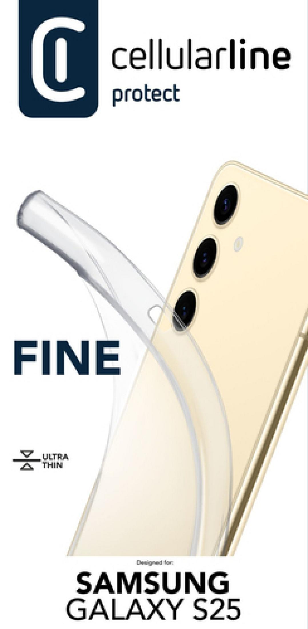 Funda transparente para Samsung Galaxy S25, ultrafina.
