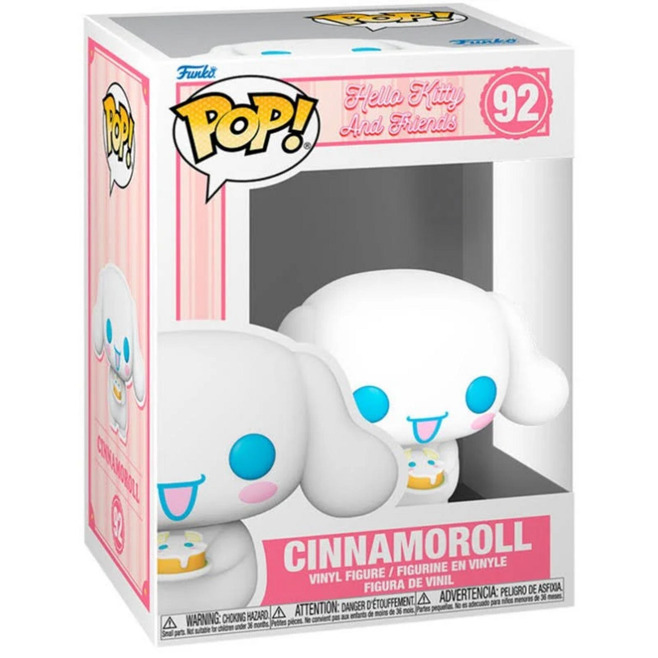 Figura in vinile Funko Pop! Cinnamoroll in confezione Hello Kitty, n. 92.