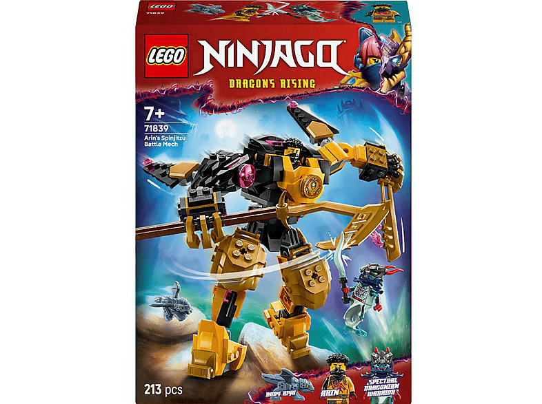 LEGO Ninjago Arin'in Spinjitzu Savaş Robotu 71839 Fiyat & Özellik