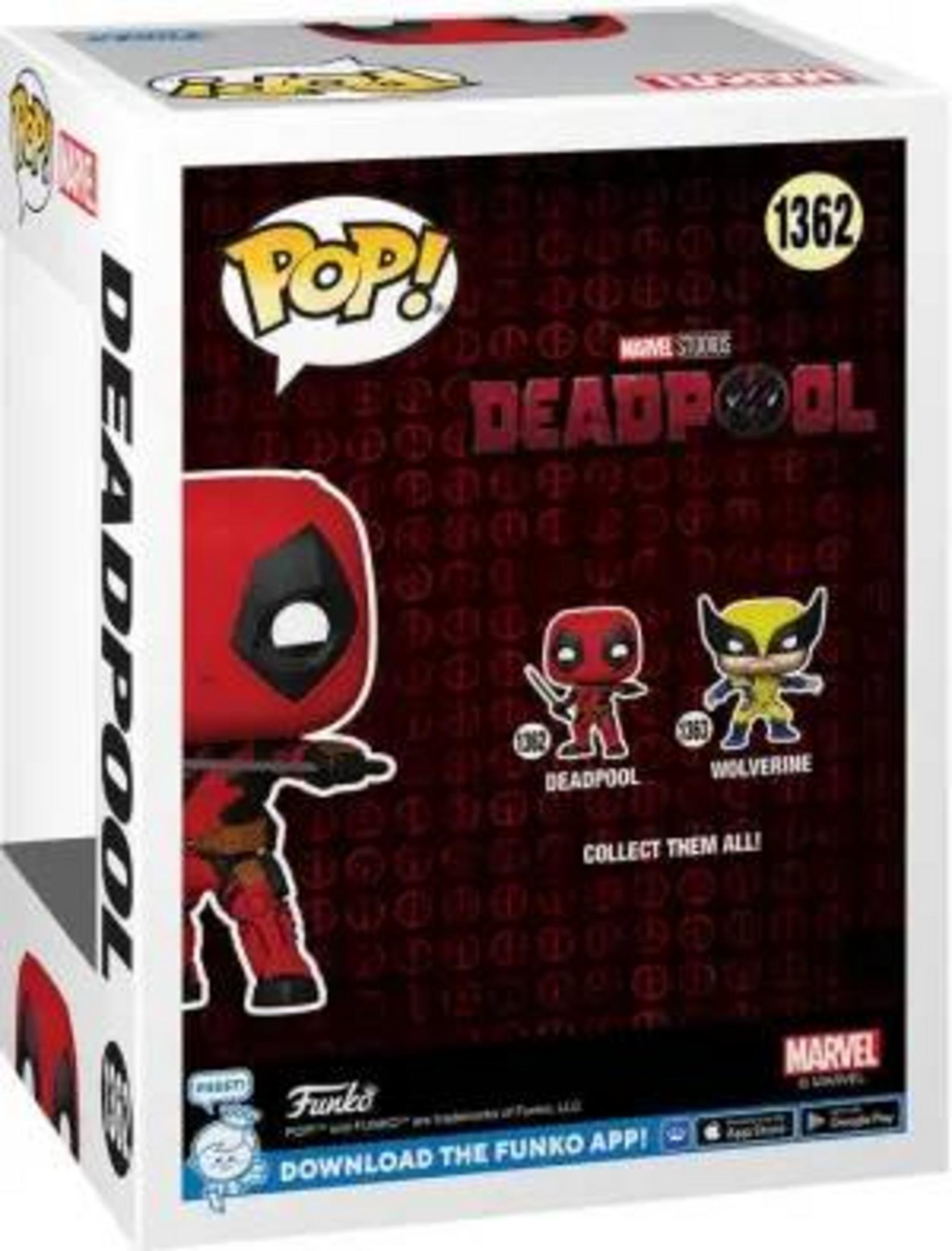 Scatola Funko Pop! Deadpool con figura di Deadpool e mini figure di Deadpool e Wolverine.