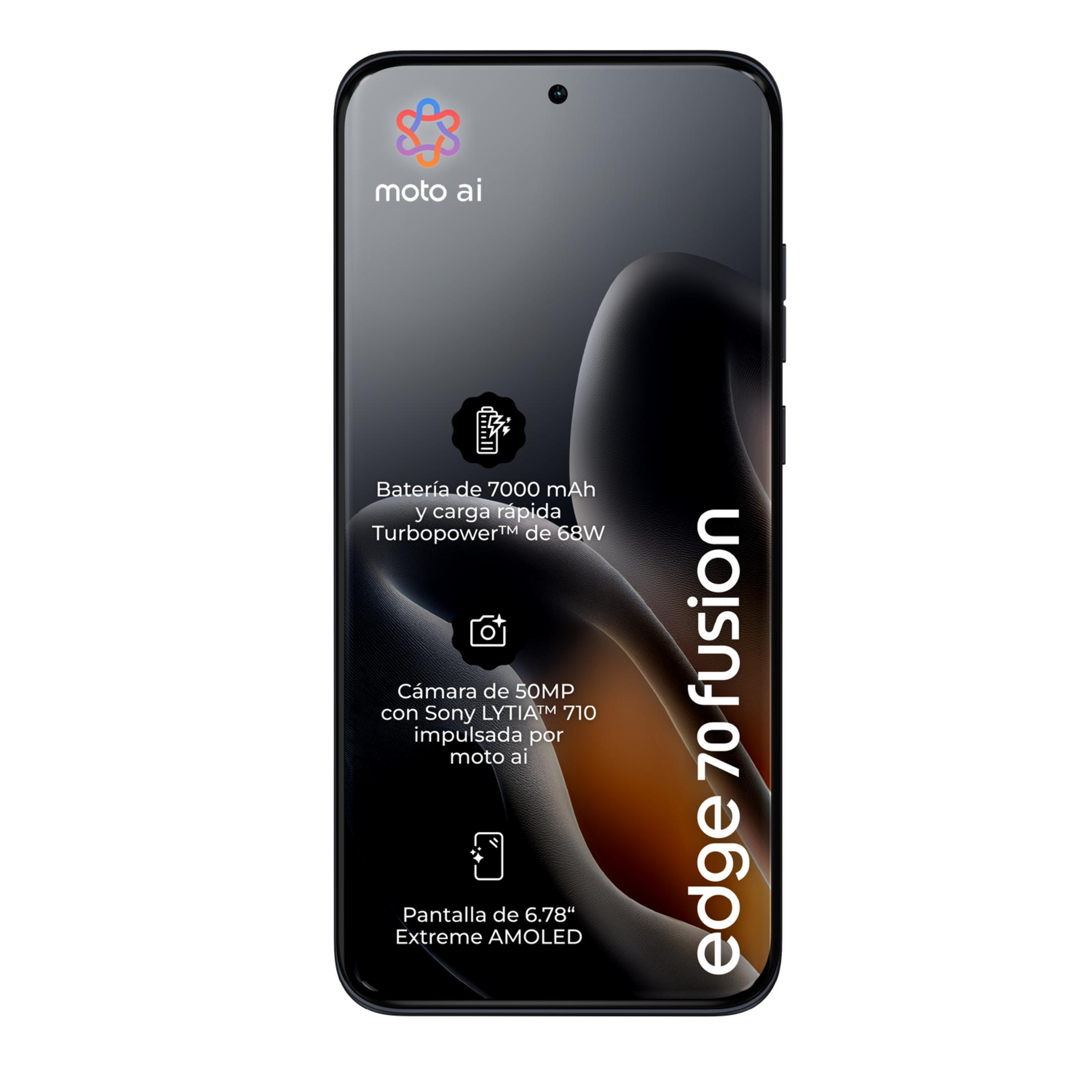Uno smartphone con moto ai, batteria da 7000mAh, fotocamera da 50MP e display AMOLED da 6,78".