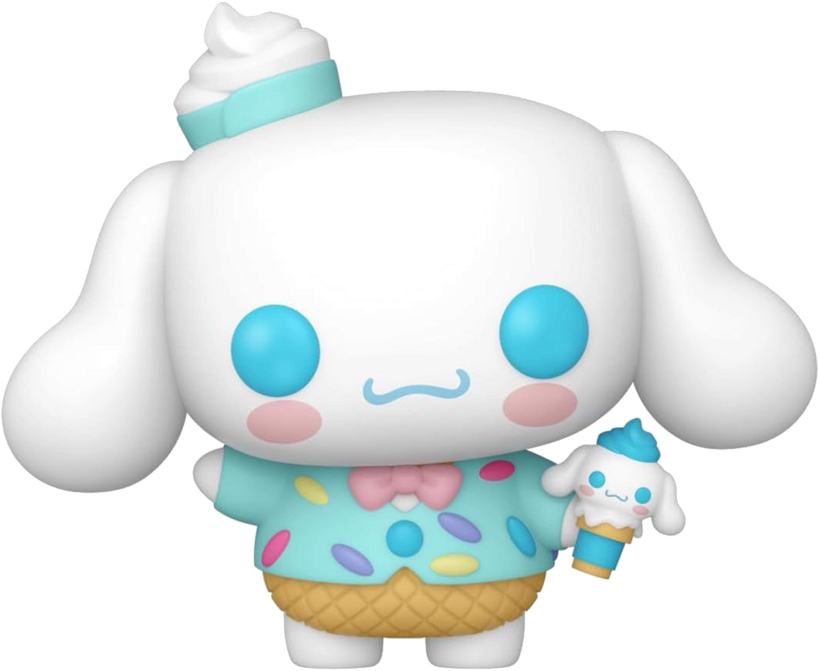 Un perro blanco con ojos azules sostiene un cono de helado.