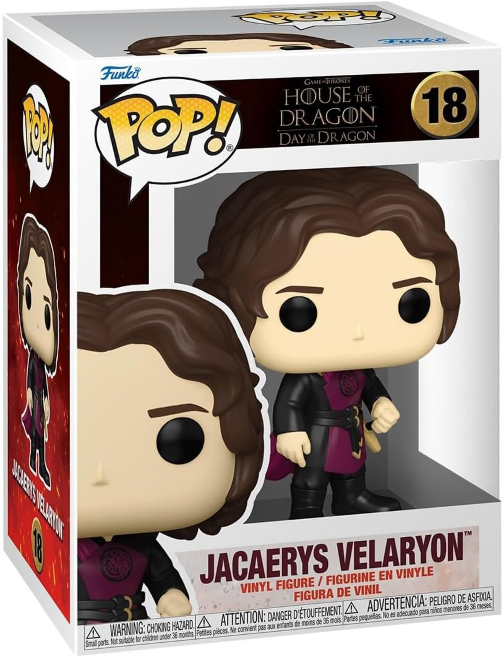 Figura Funko Pop de Jacaerys Velaryon de Juego de Tronos, La Casa del Dragón.